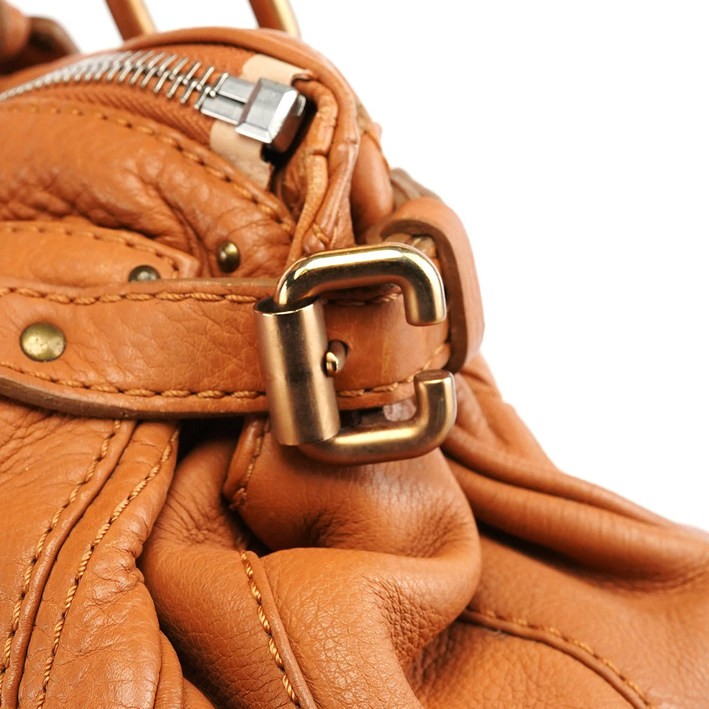 Light Brown Leather Paddington Shoulder Bag