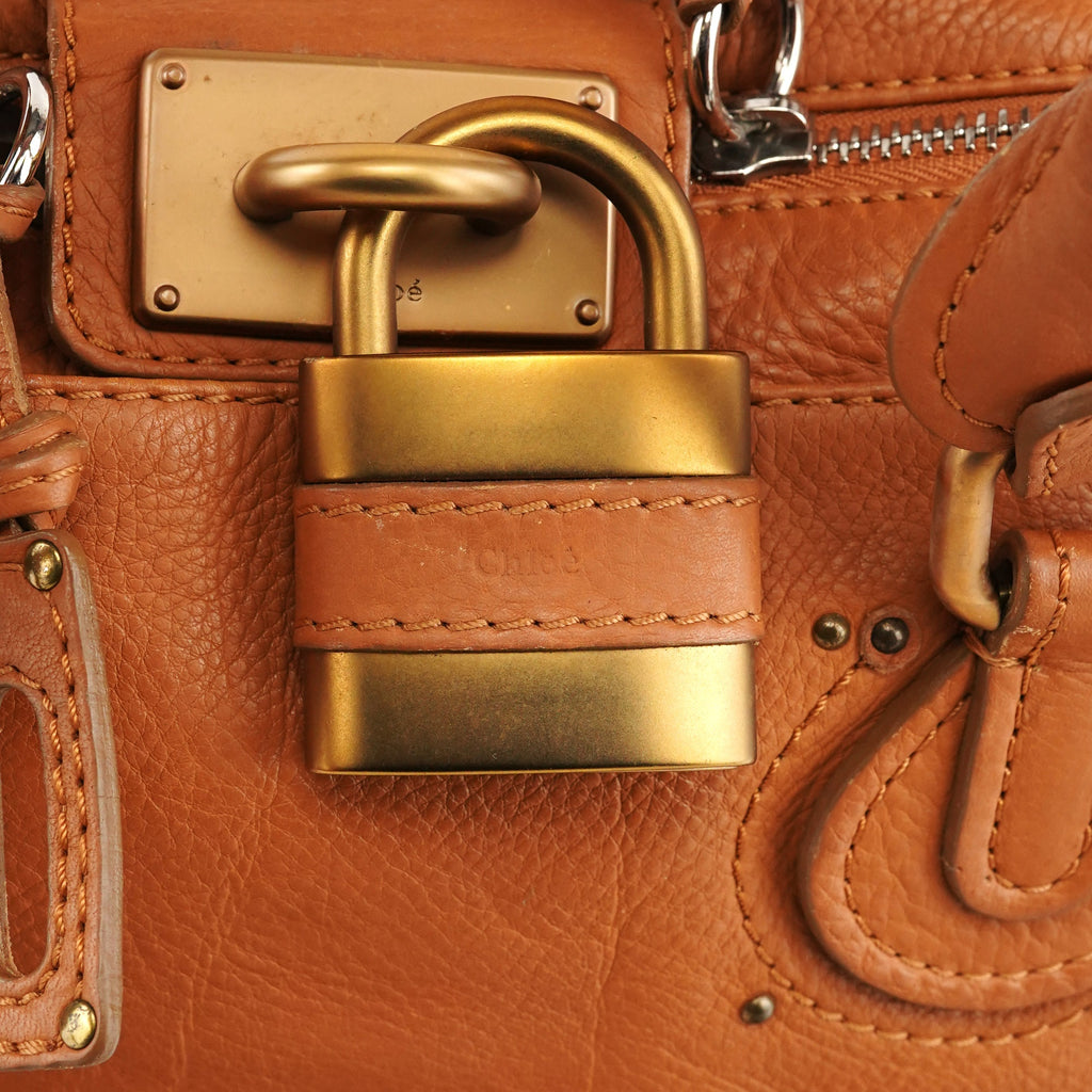 Light Brown Leather Paddington Shoulder Bag