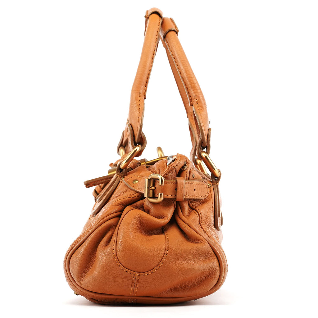 Light Brown Leather Paddington Shoulder Bag