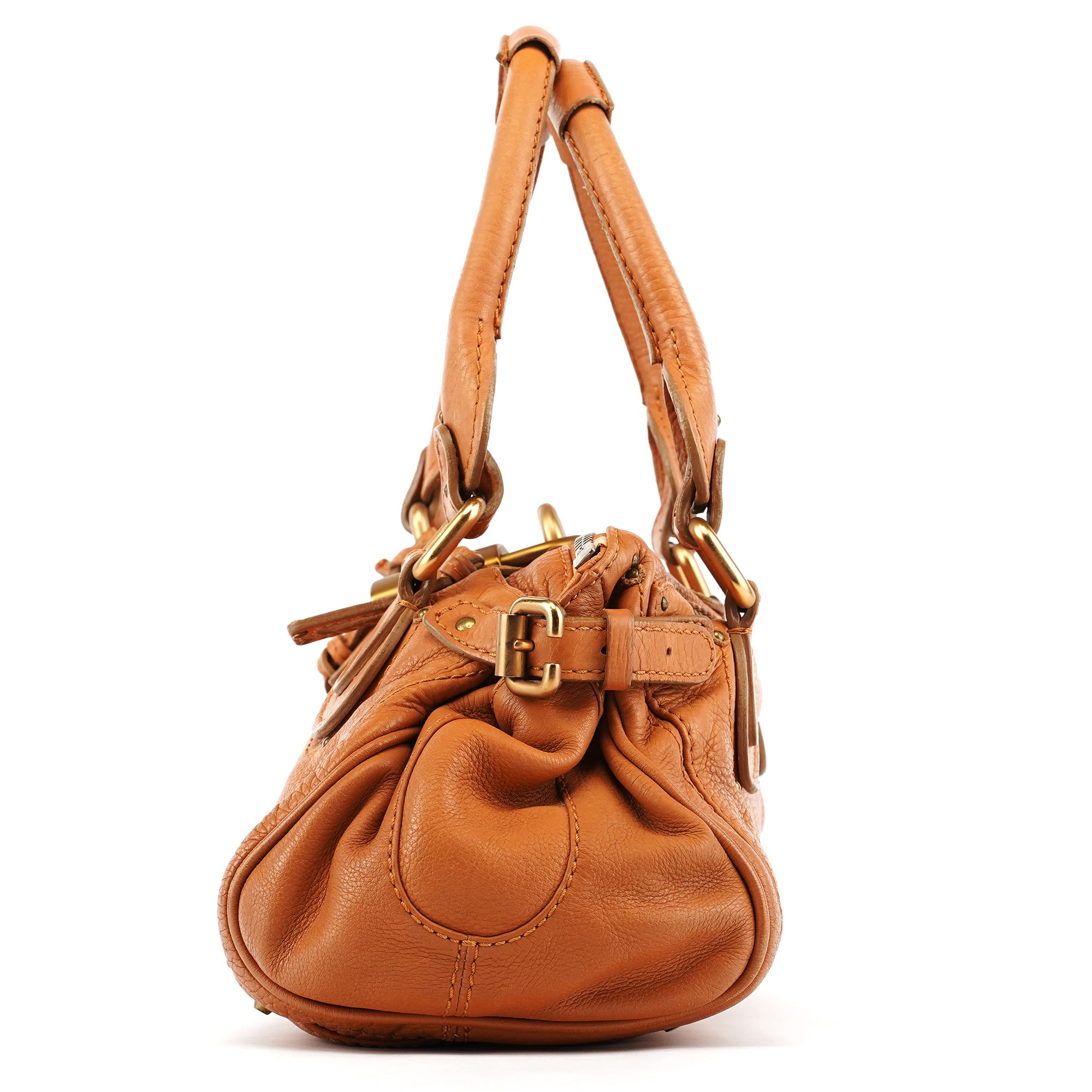 Light Brown Leather Paddington Shoulder Bag