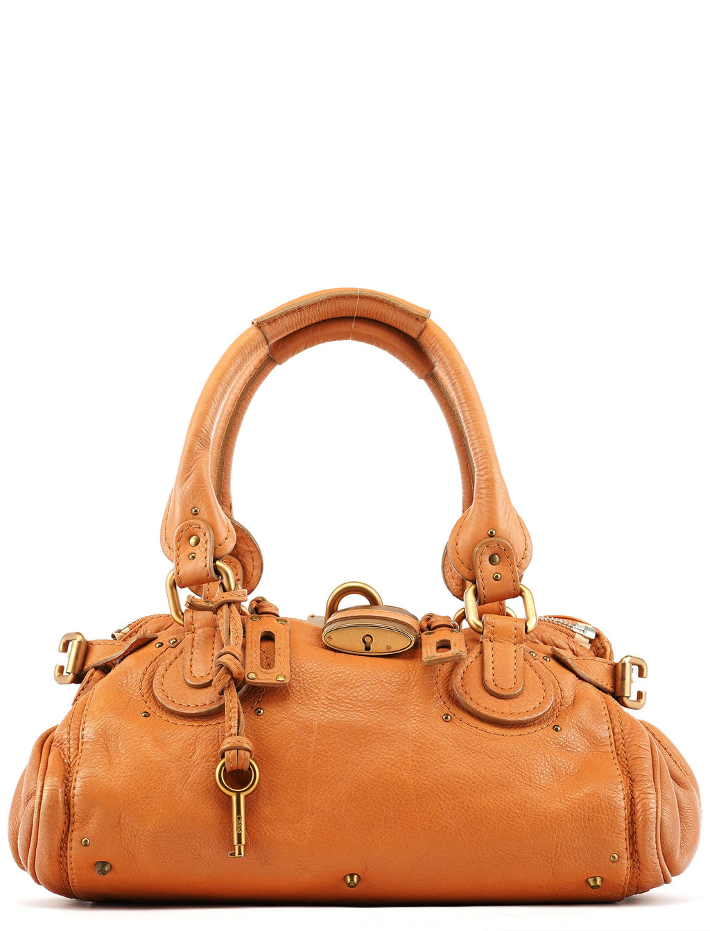 Light Brown Leather Paddington Shoulder Bag