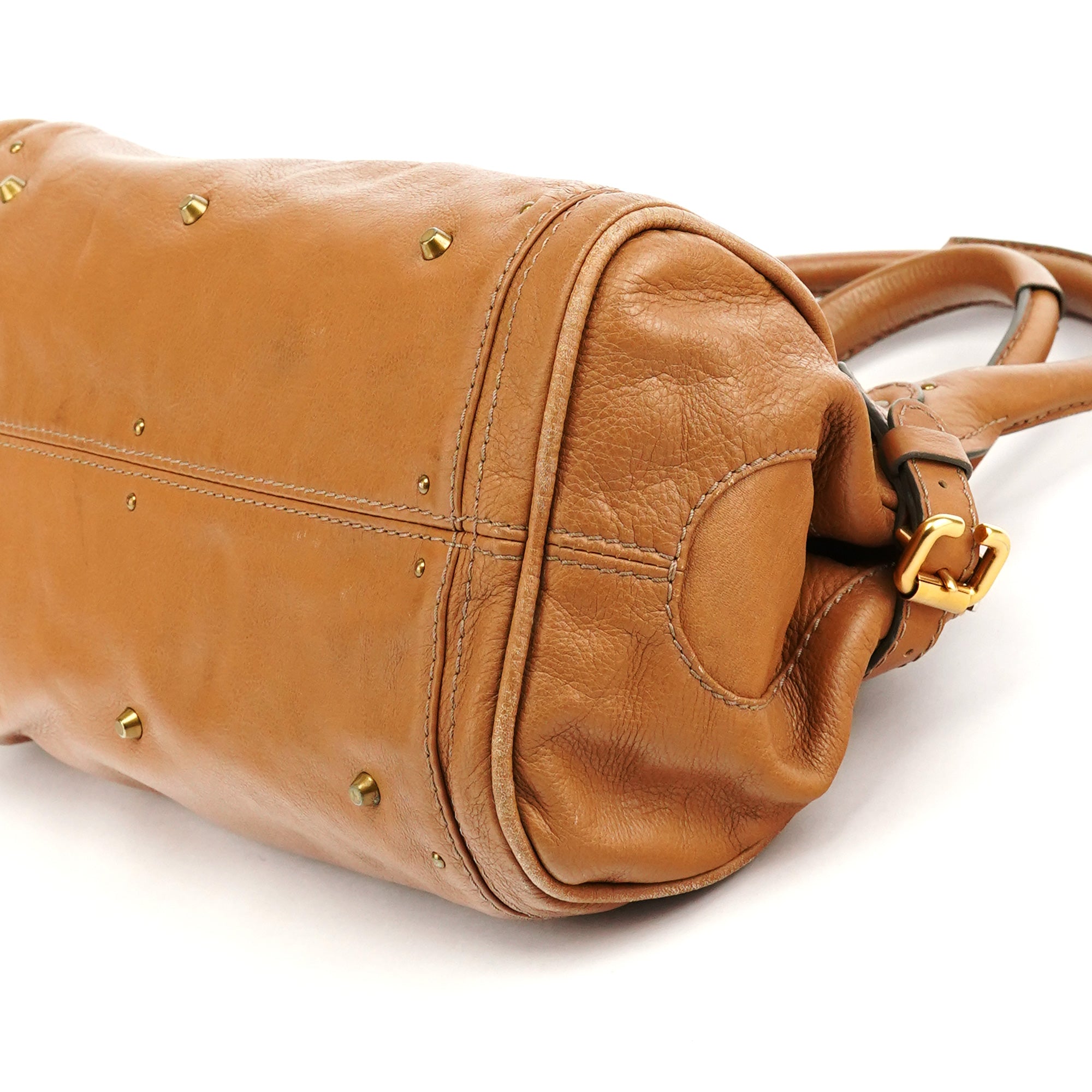 Light Brown Leather Paddington Shoulder Bag