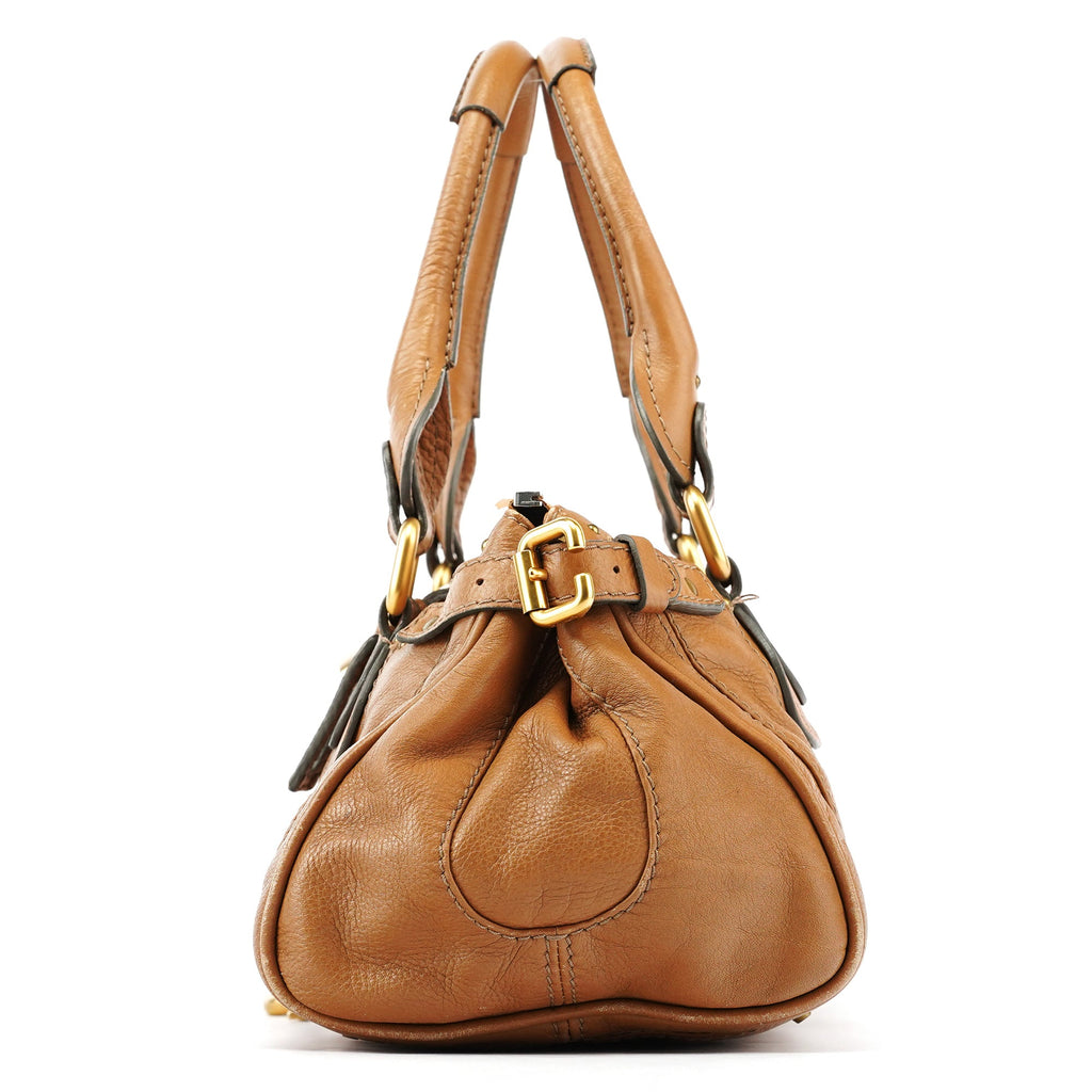 Light Brown Leather Paddington Shoulder Bag