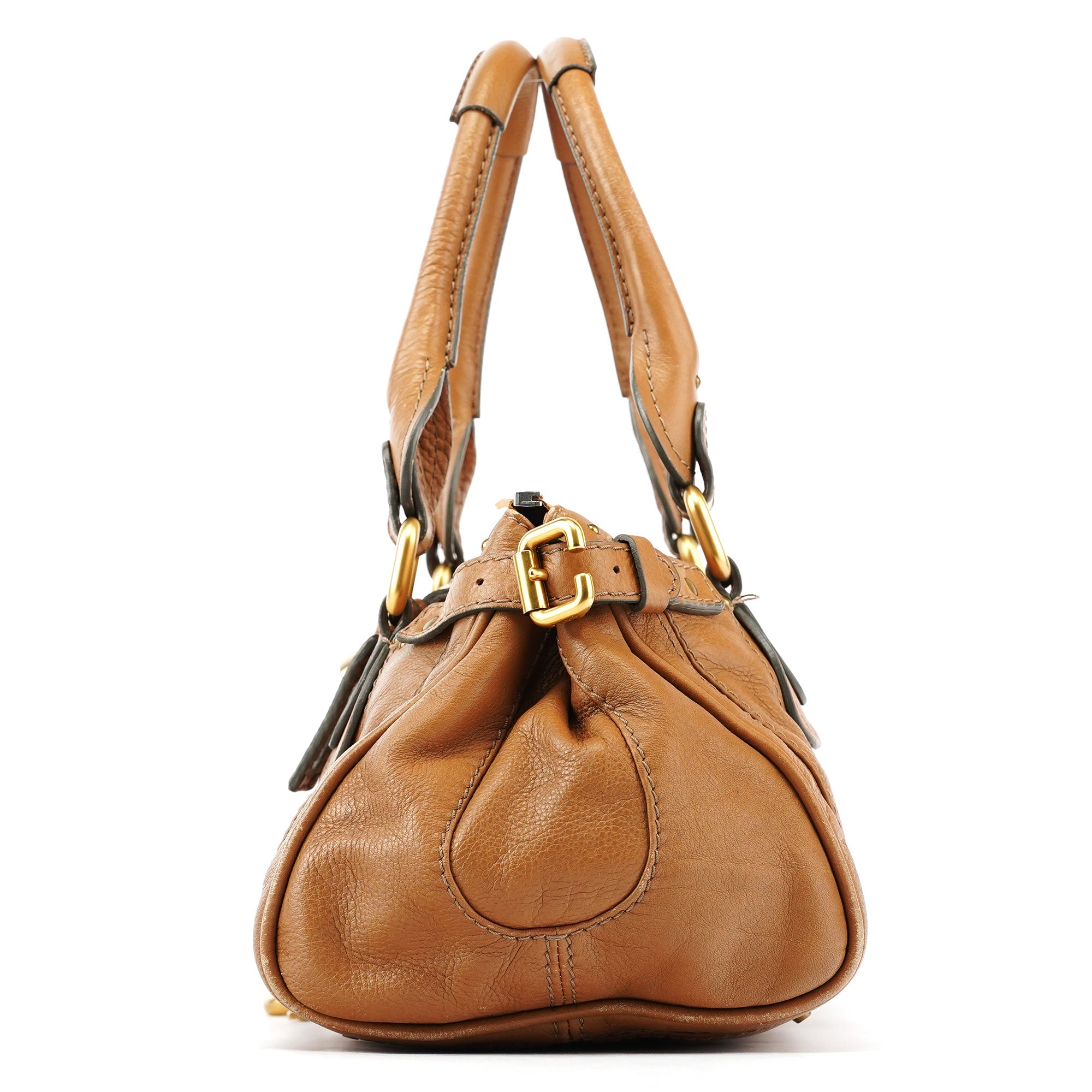 Light Brown Leather Paddington Shoulder Bag