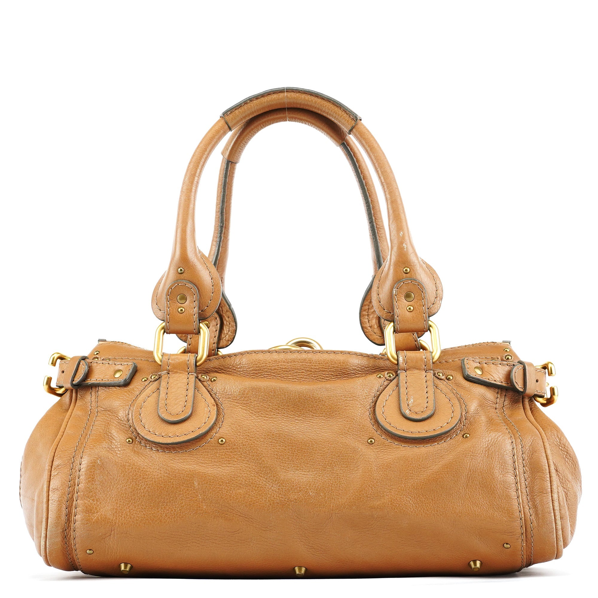 Light Brown Leather Paddington Shoulder Bag