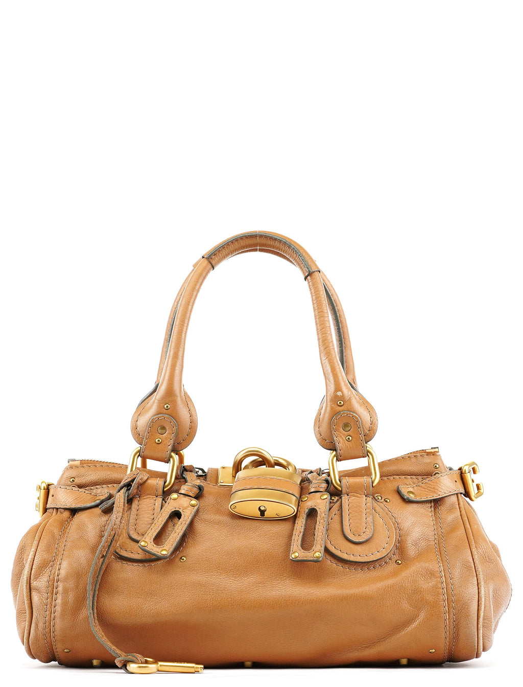 Light Brown Leather Paddington Shoulder Bag
