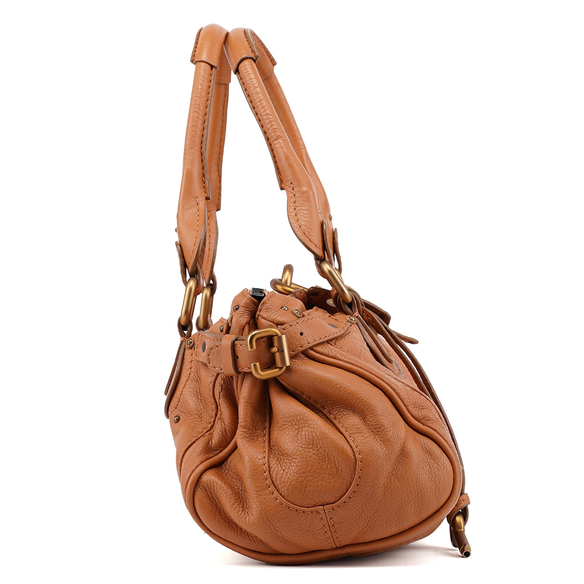 Light Brown Leather Paddington Shoulder Bag
