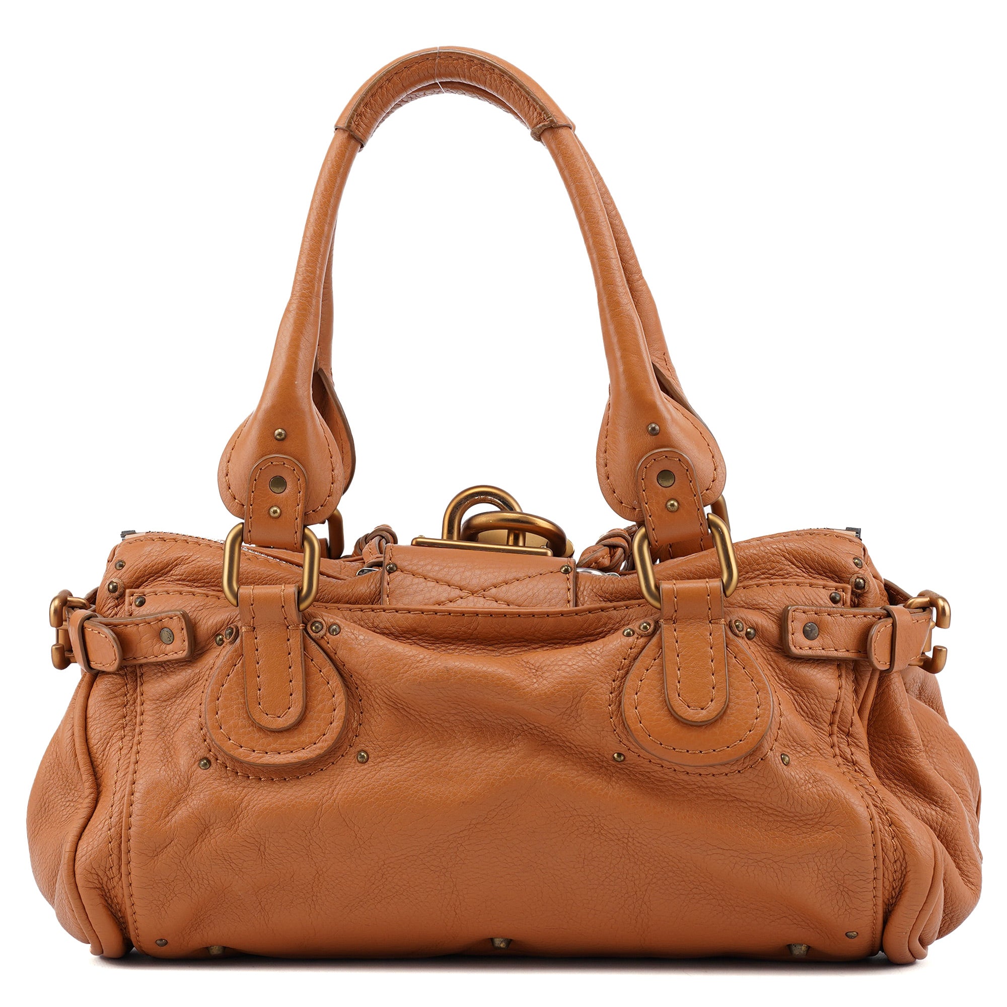 Light Brown Leather Paddington Shoulder Bag