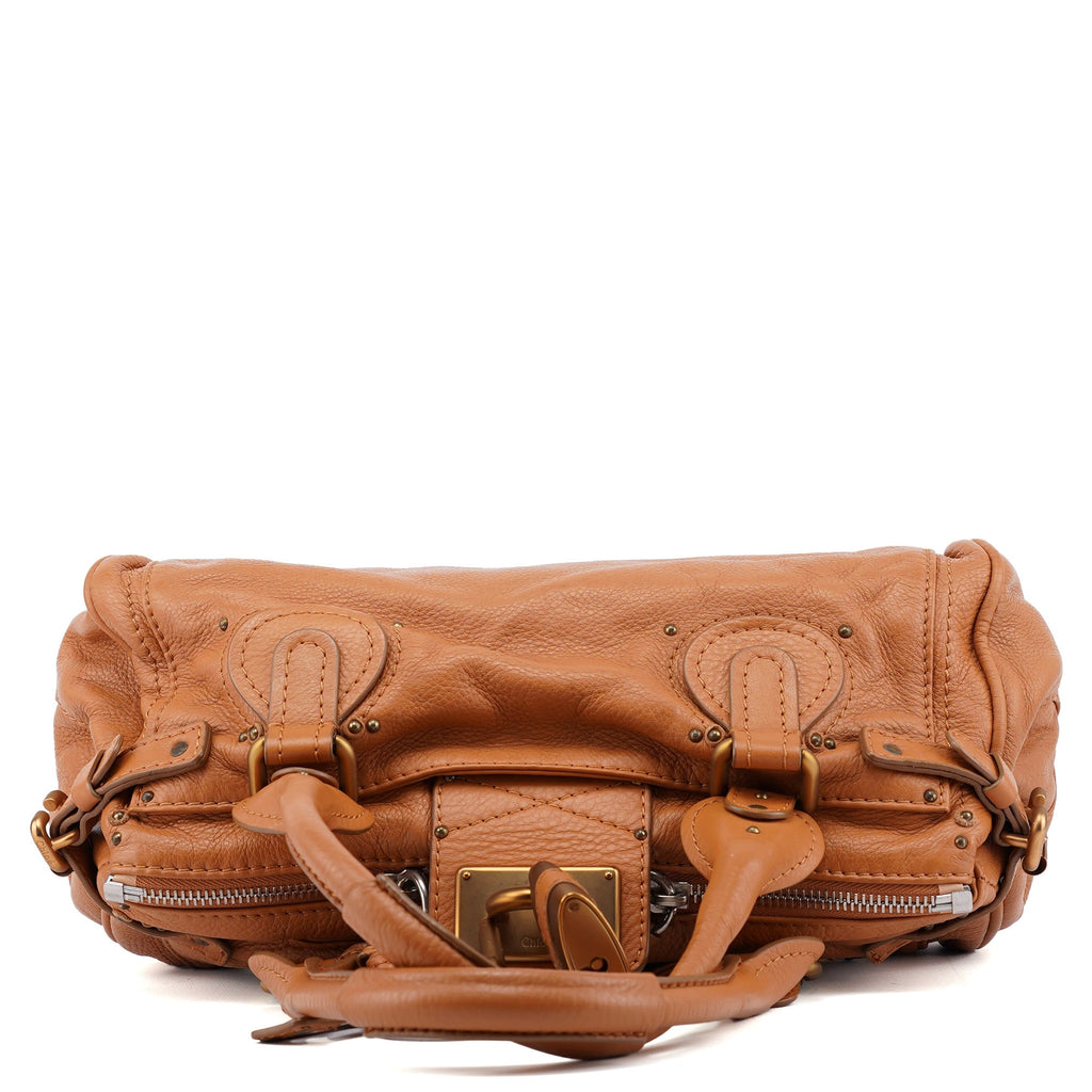 Light Brown Leather Paddington Shoulder Bag