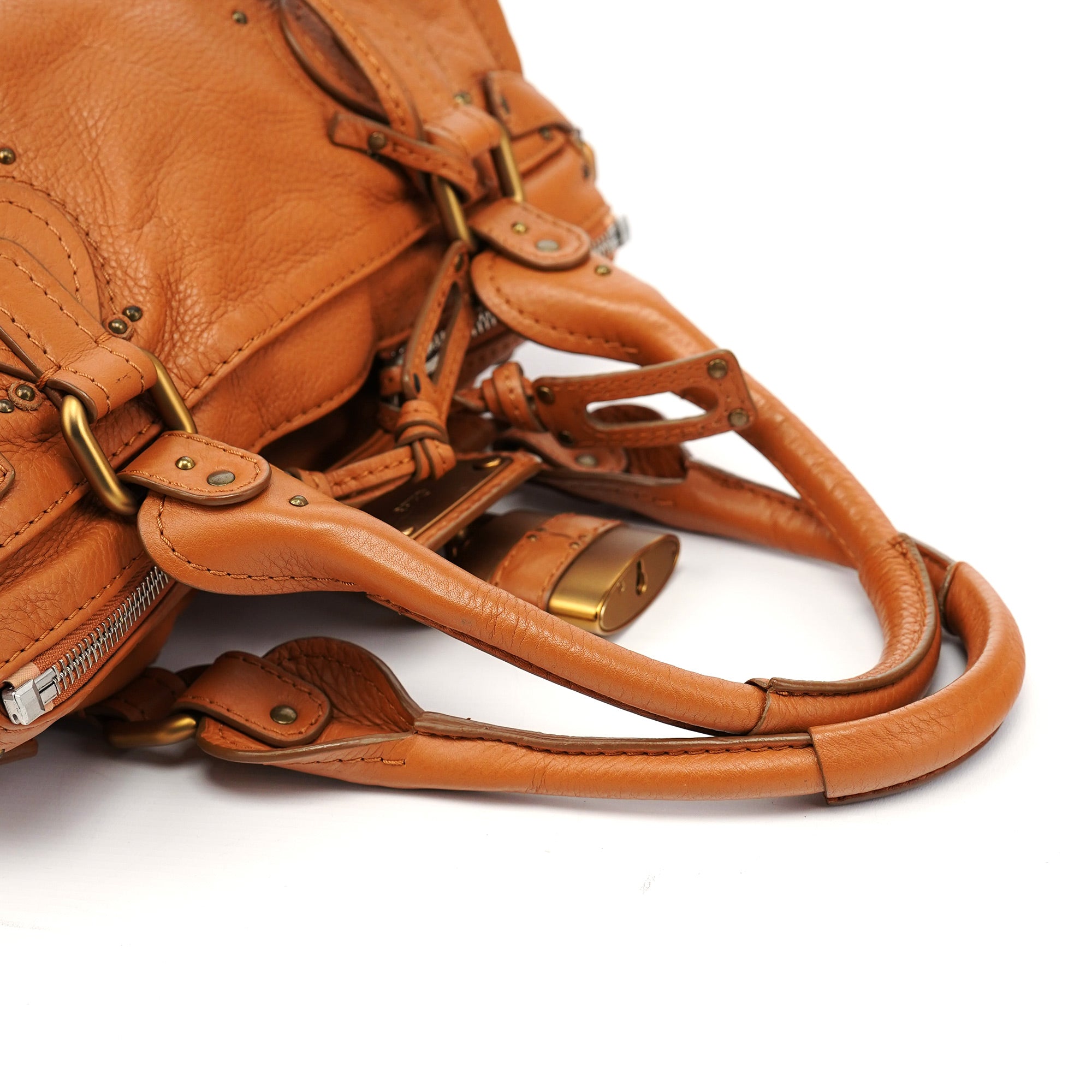 Light Brown Leather Paddington Shoulder Bag