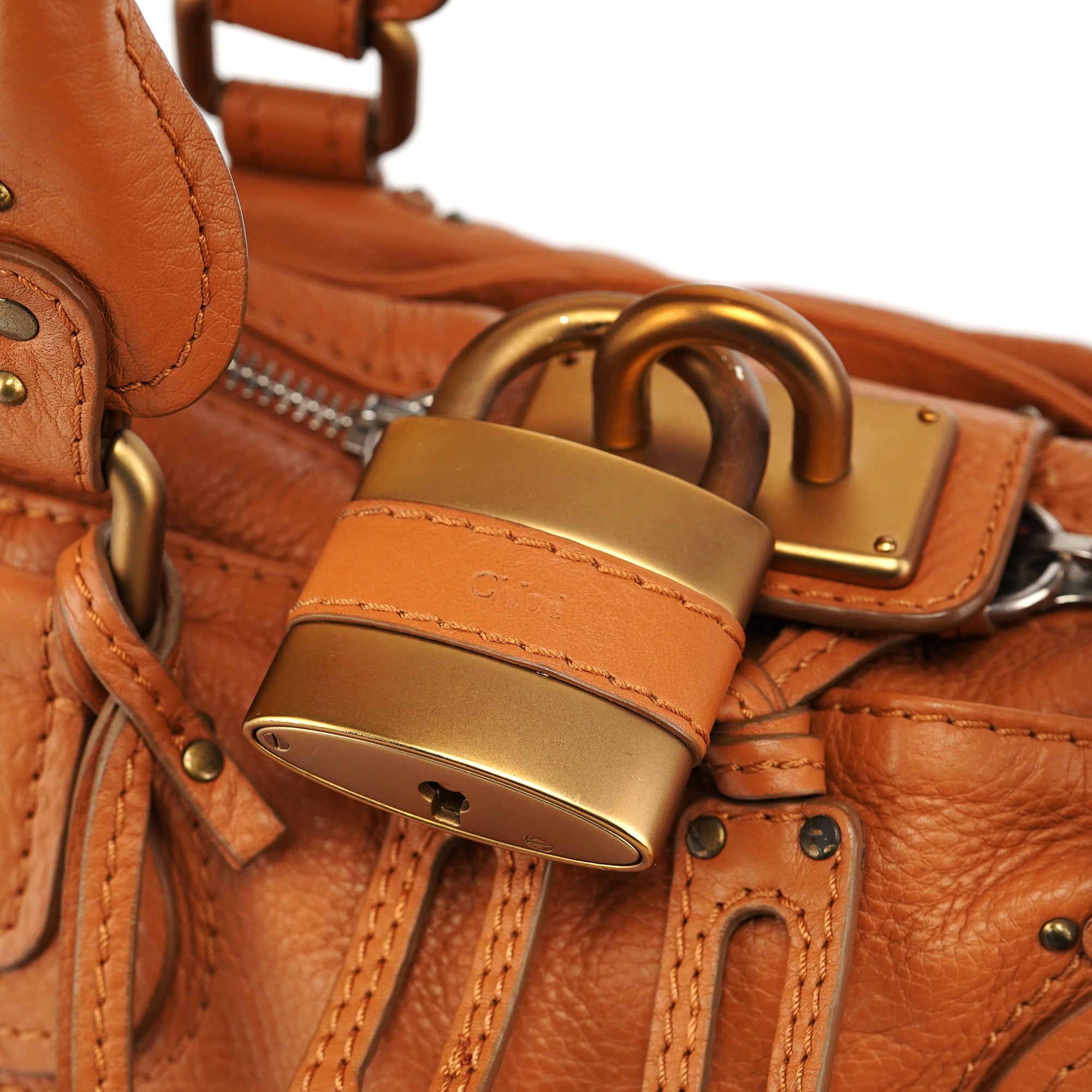 Light Brown Leather Paddington Shoulder Bag