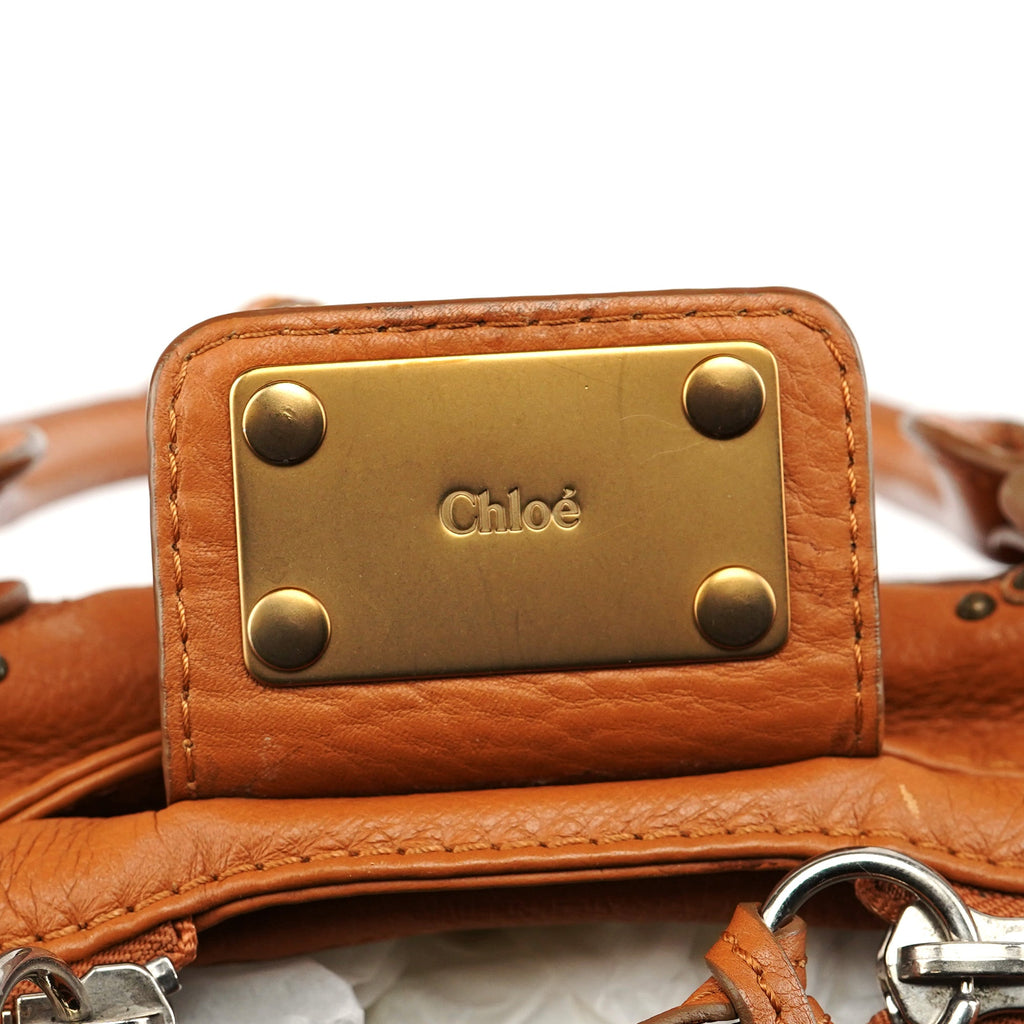 Light Brown Leather Paddington Shoulder Bag