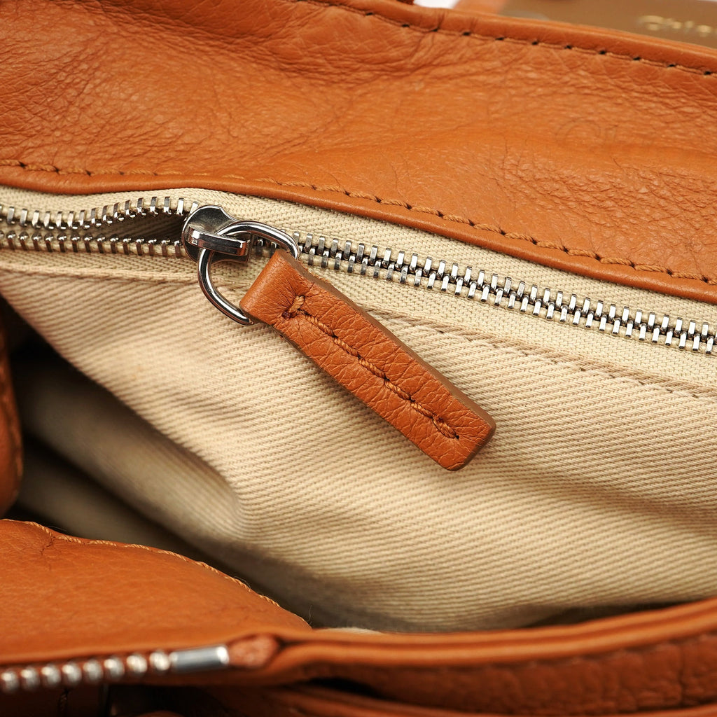 Light Brown Leather Paddington Shoulder Bag