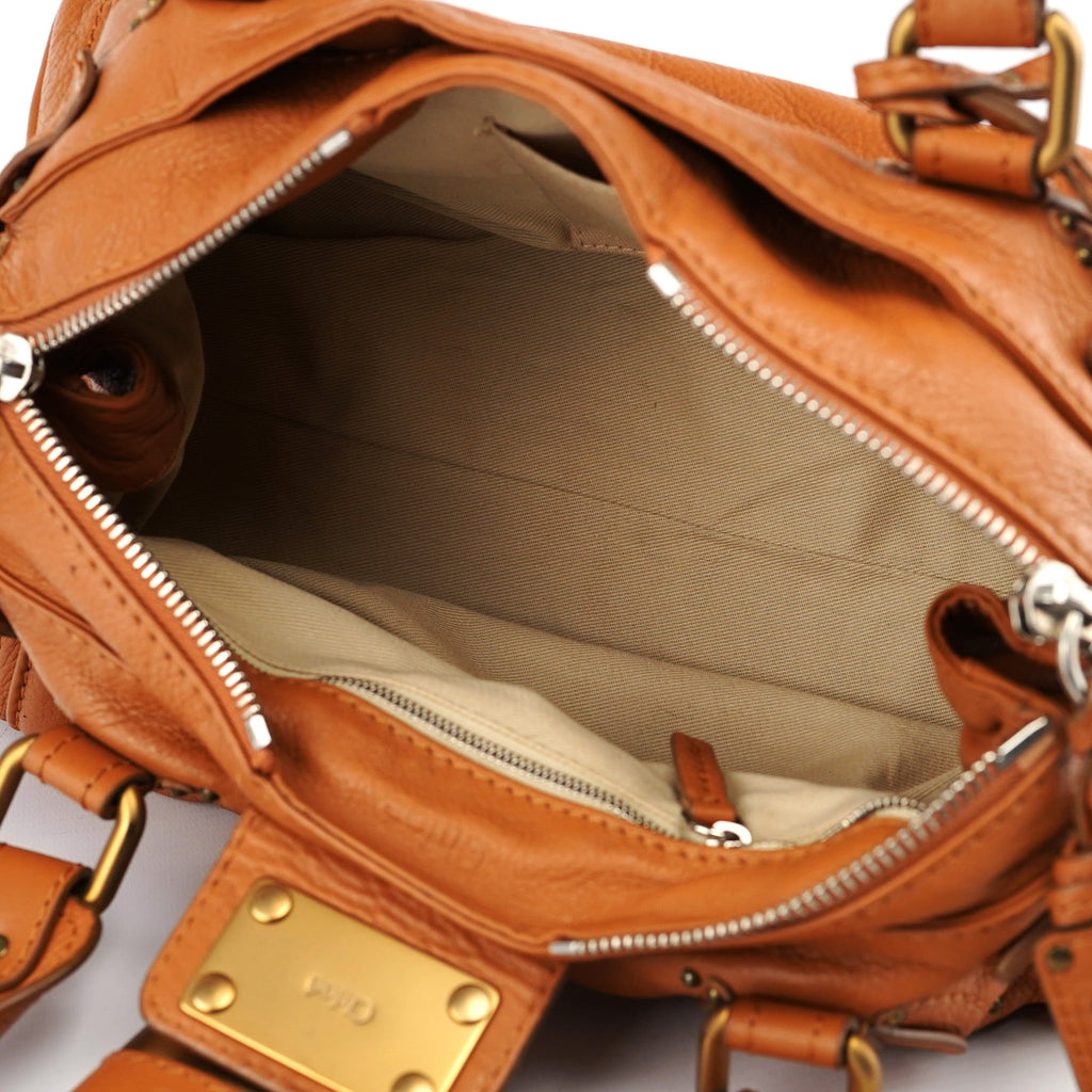 Light Brown Leather Paddington Shoulder Bag