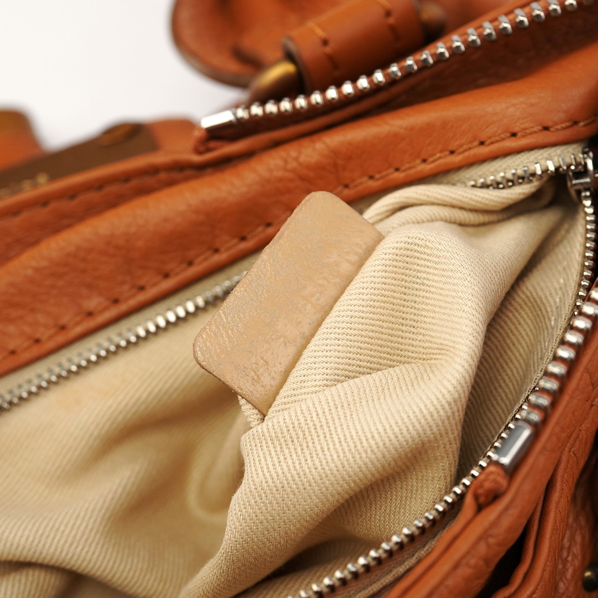 Light Brown Leather Paddington Shoulder Bag