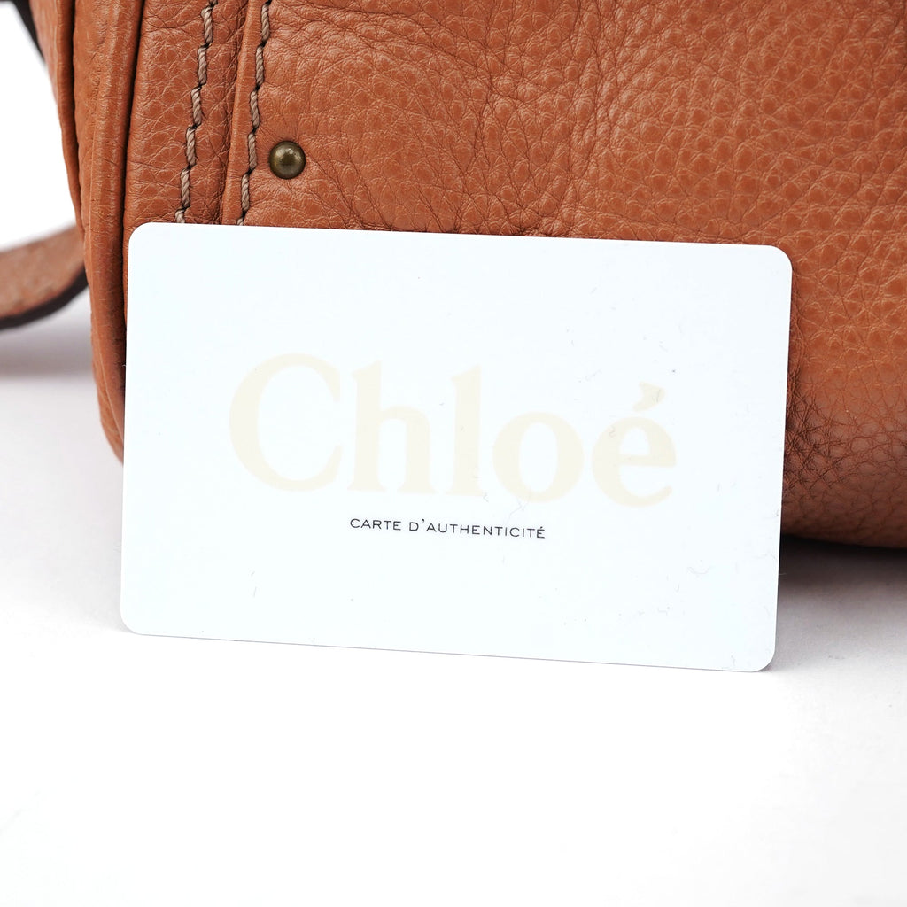 Light Brown Leather Paddington Shoulder Bag