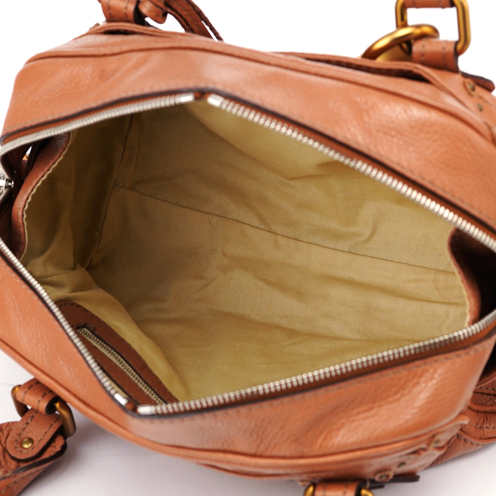 Light Brown Leather Paddington Shoulder Bag