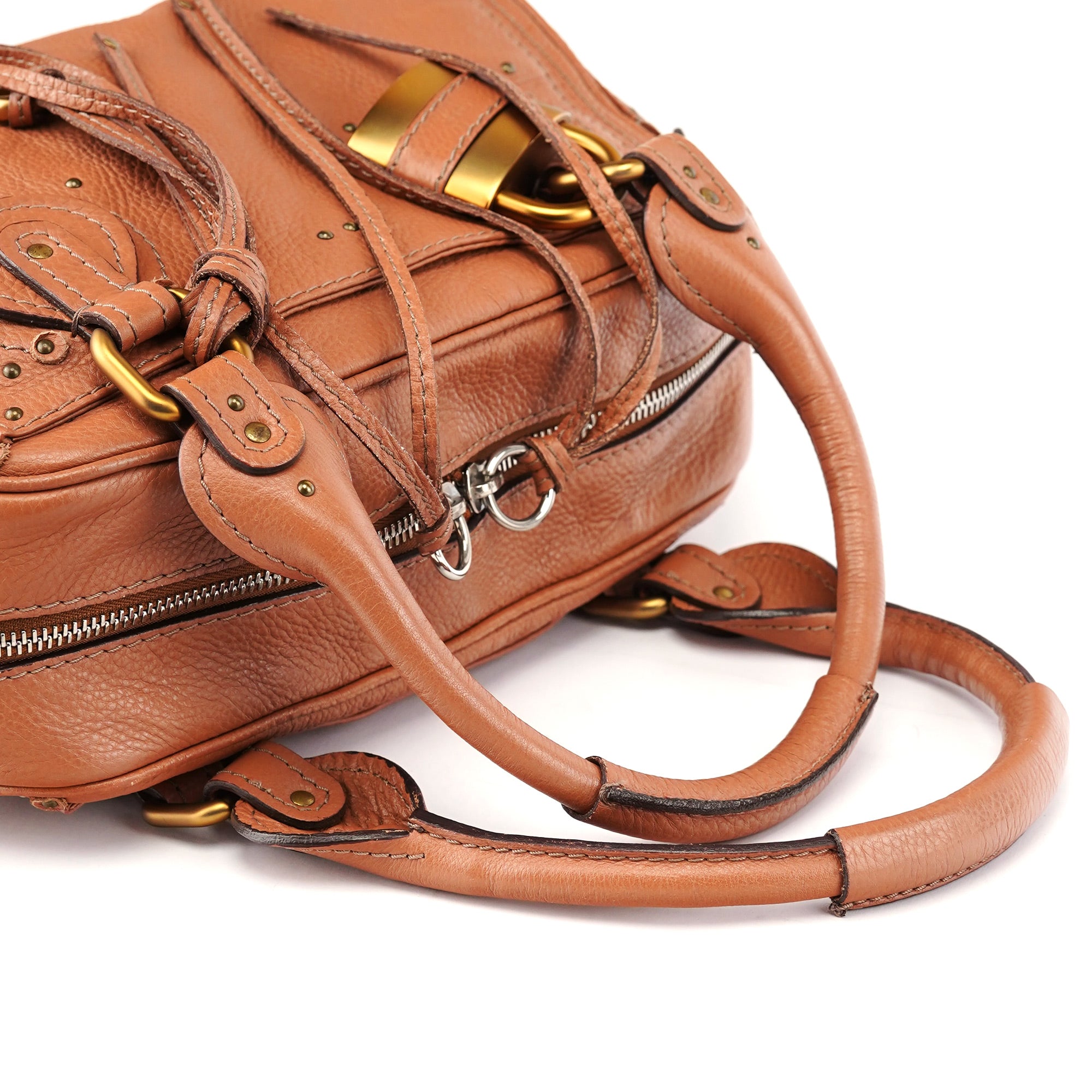Light Brown Leather Paddington Shoulder Bag