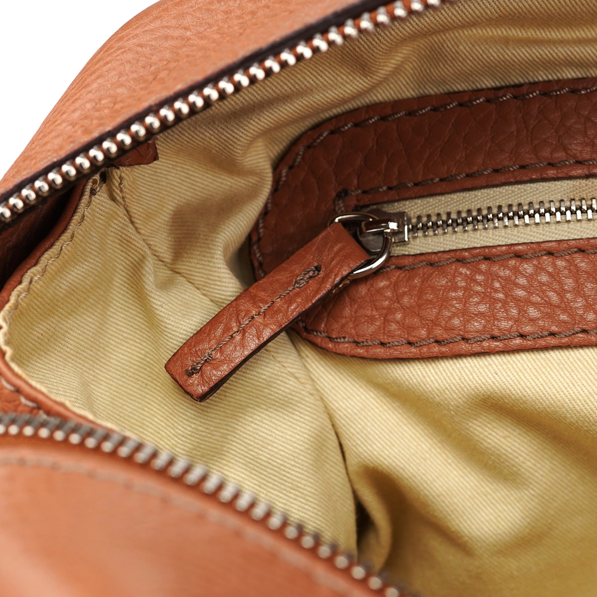 Light Brown Leather Paddington Shoulder Bag