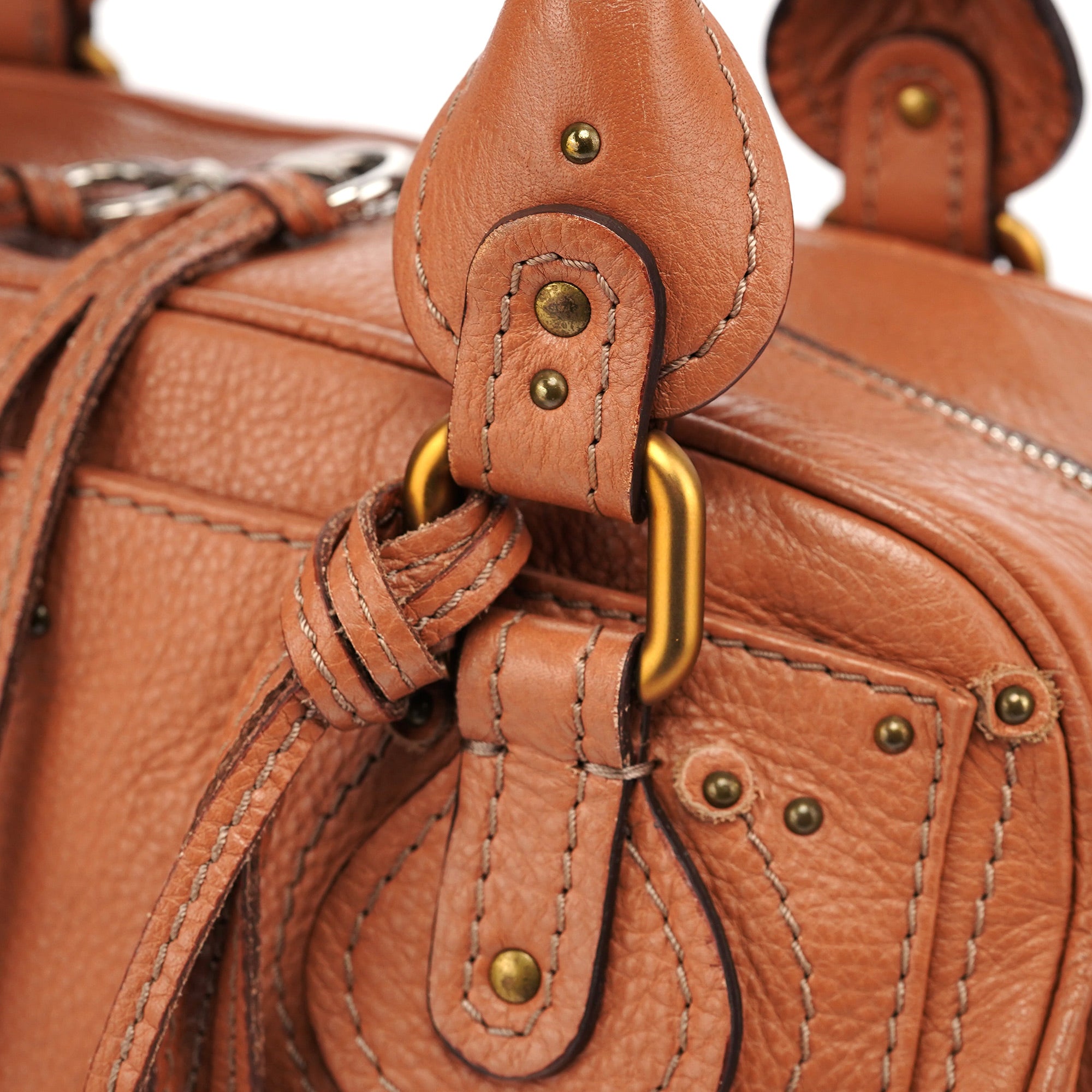 Light Brown Leather Paddington Shoulder Bag