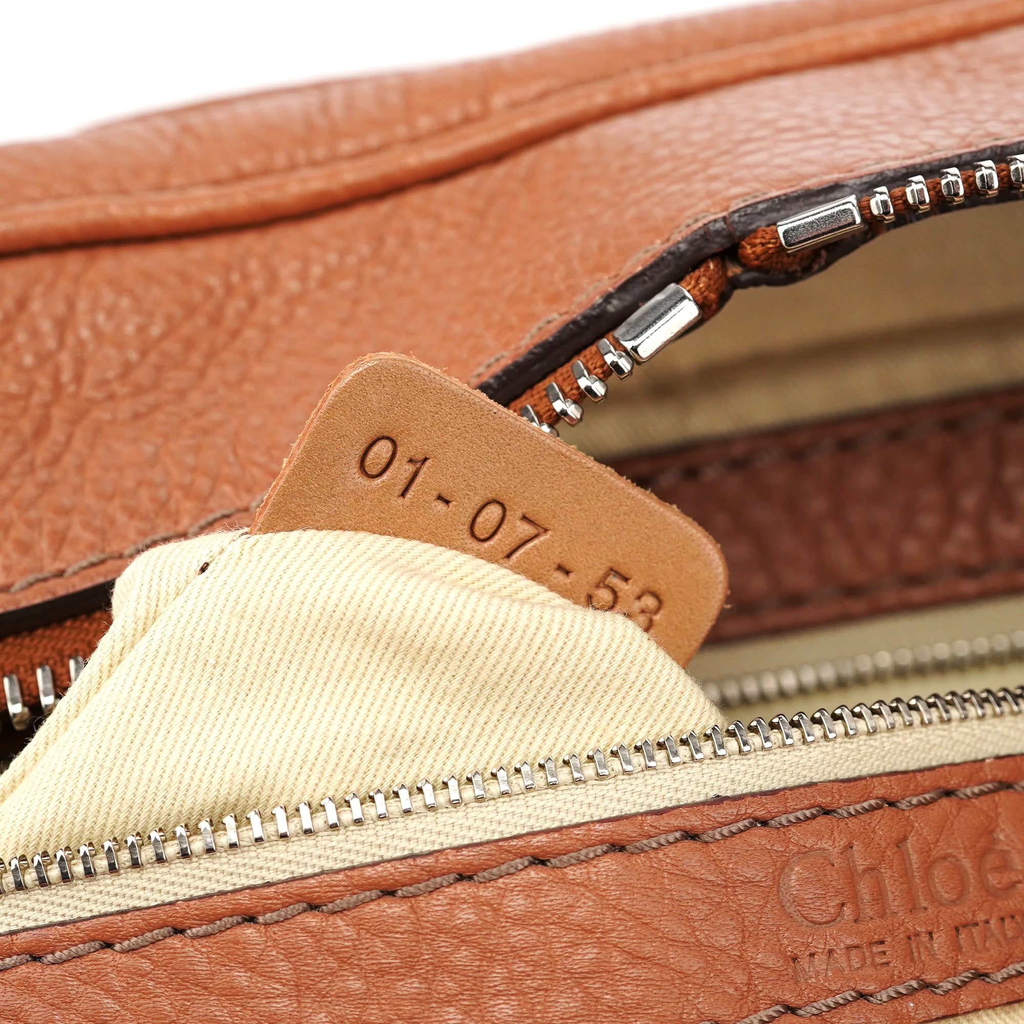 Light Brown Leather Paddington Shoulder Bag
