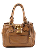 Light Brown Leather Paddington Tote Bag