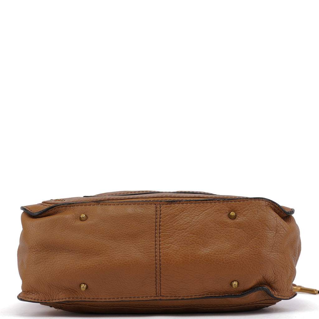 Light Brown Leather Paddington Tote Bag