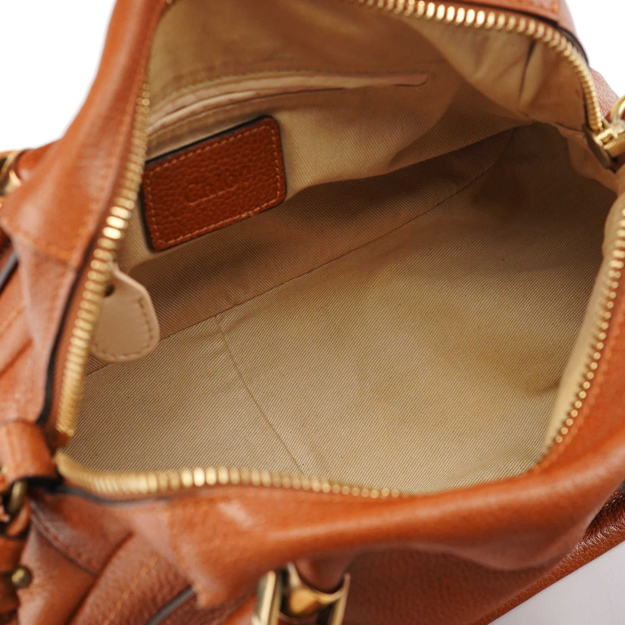 Light Brown Leather Paraty 2-Way Bag