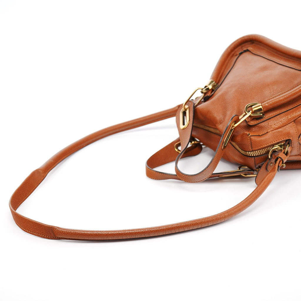 Light Brown Leather Paraty 2-Way Bag