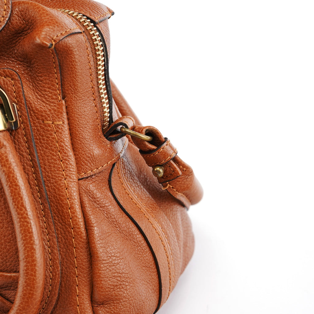 Light Brown Leather Paraty 2-Way Bag