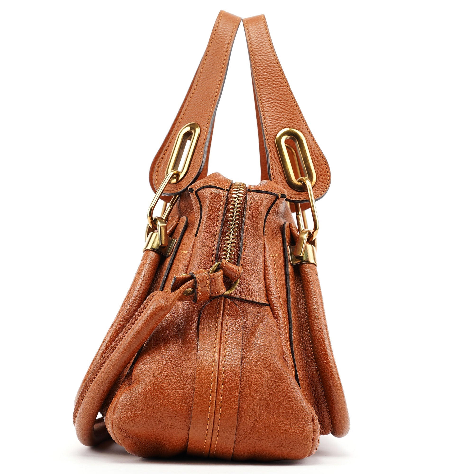 Light Brown Leather Paraty 2-Way Bag