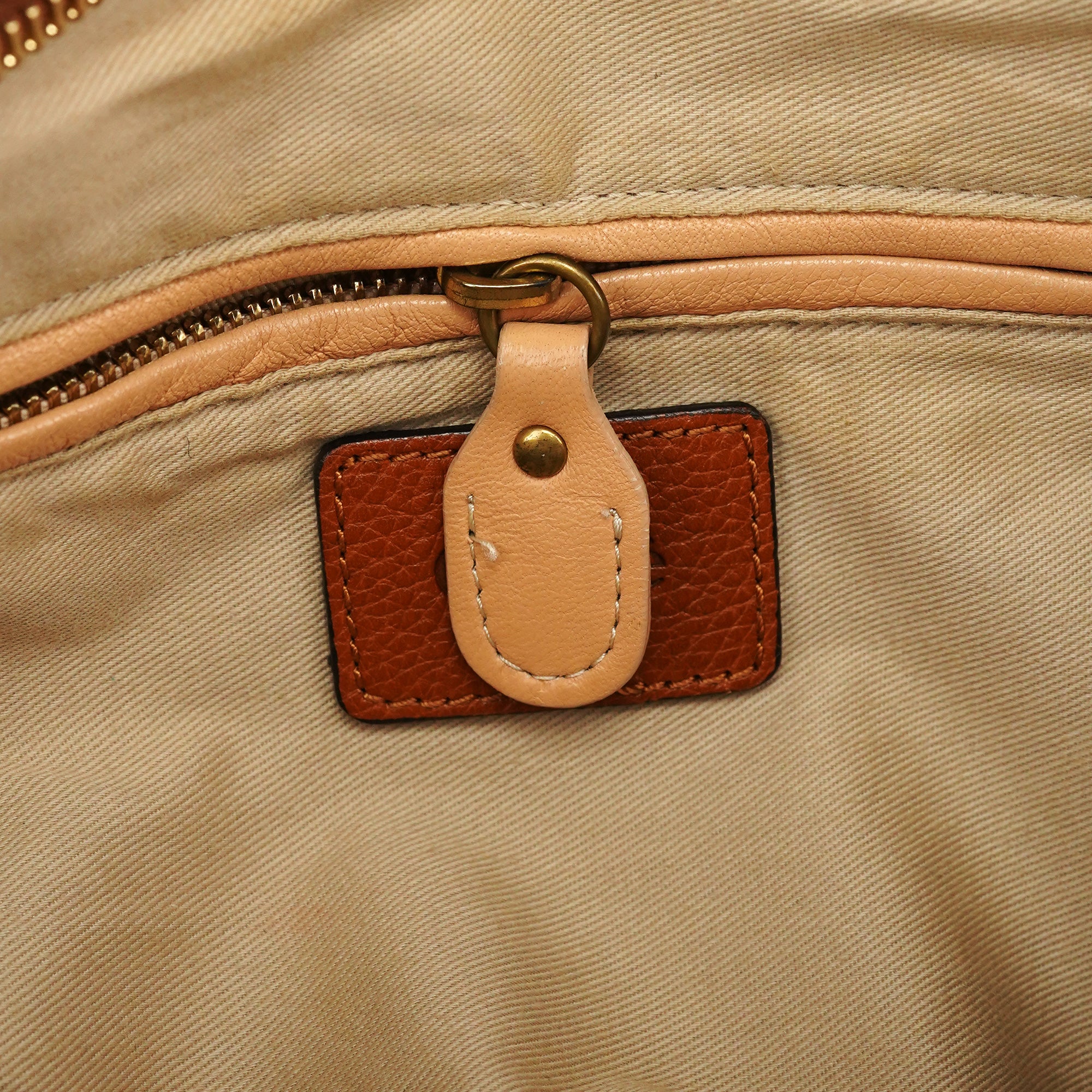 Light Brown Leather Paraty 2-Way Bag
