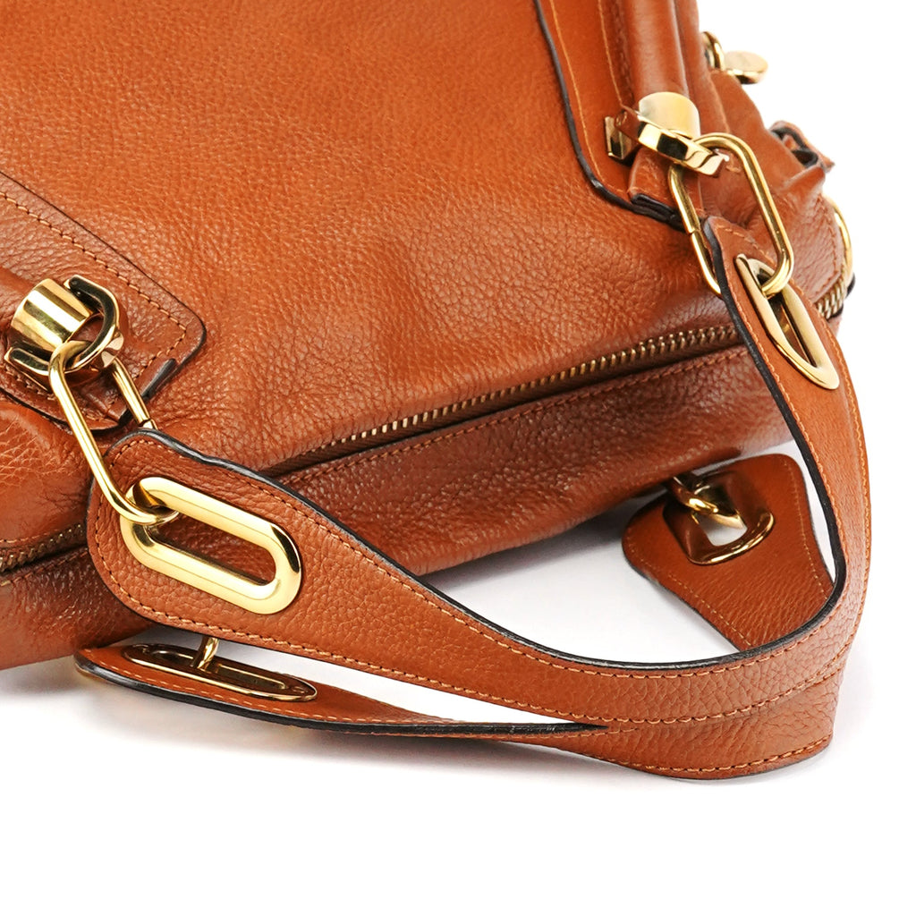 Light Brown Leather Paraty 2-Way Bag