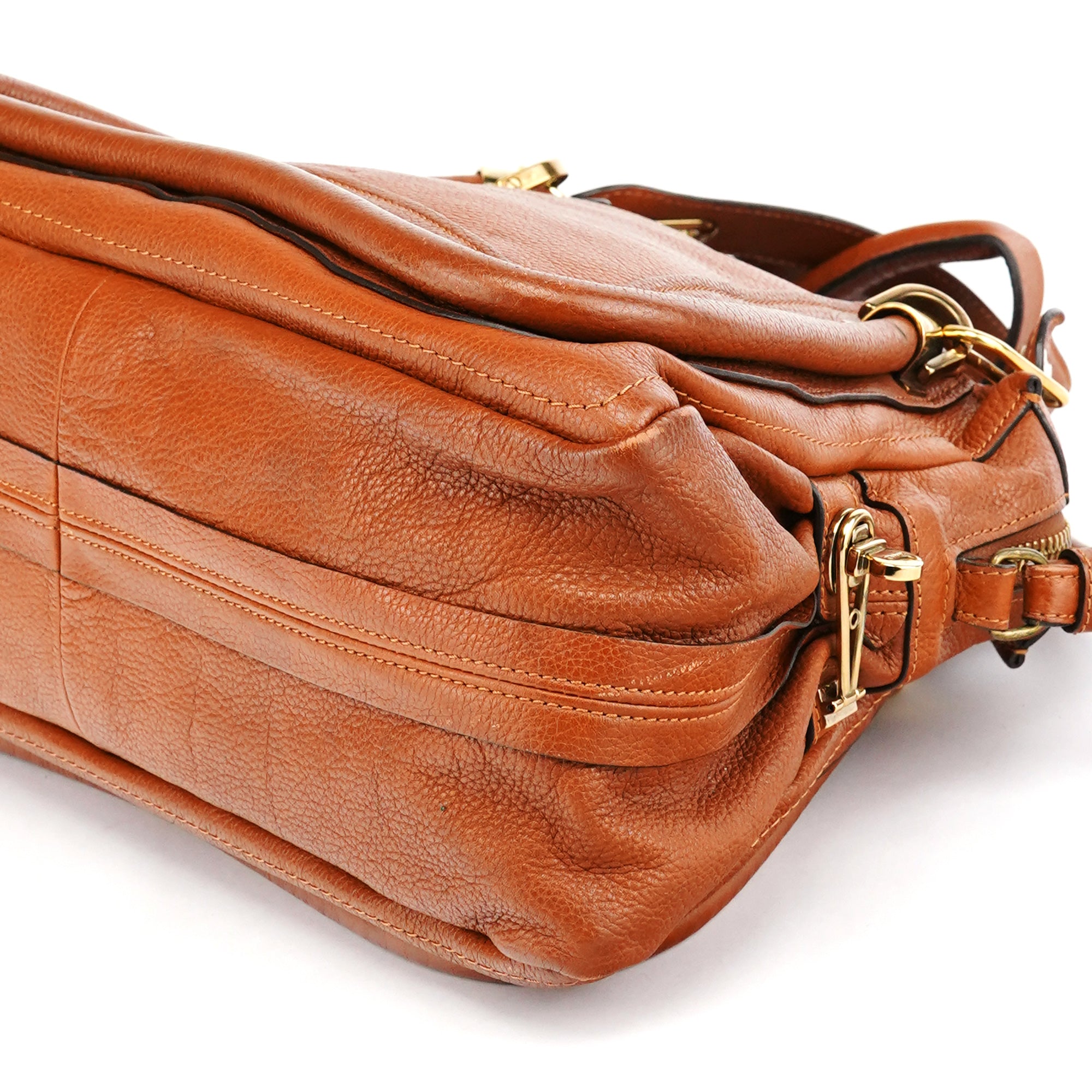 Light Brown Leather Paraty 2-Way Bag