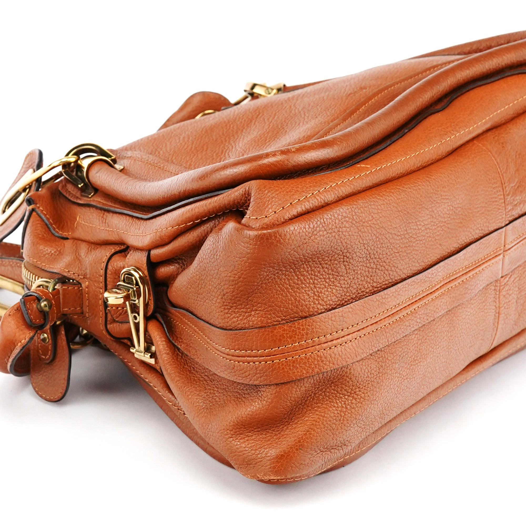 Light Brown Leather Paraty 2-Way Bag