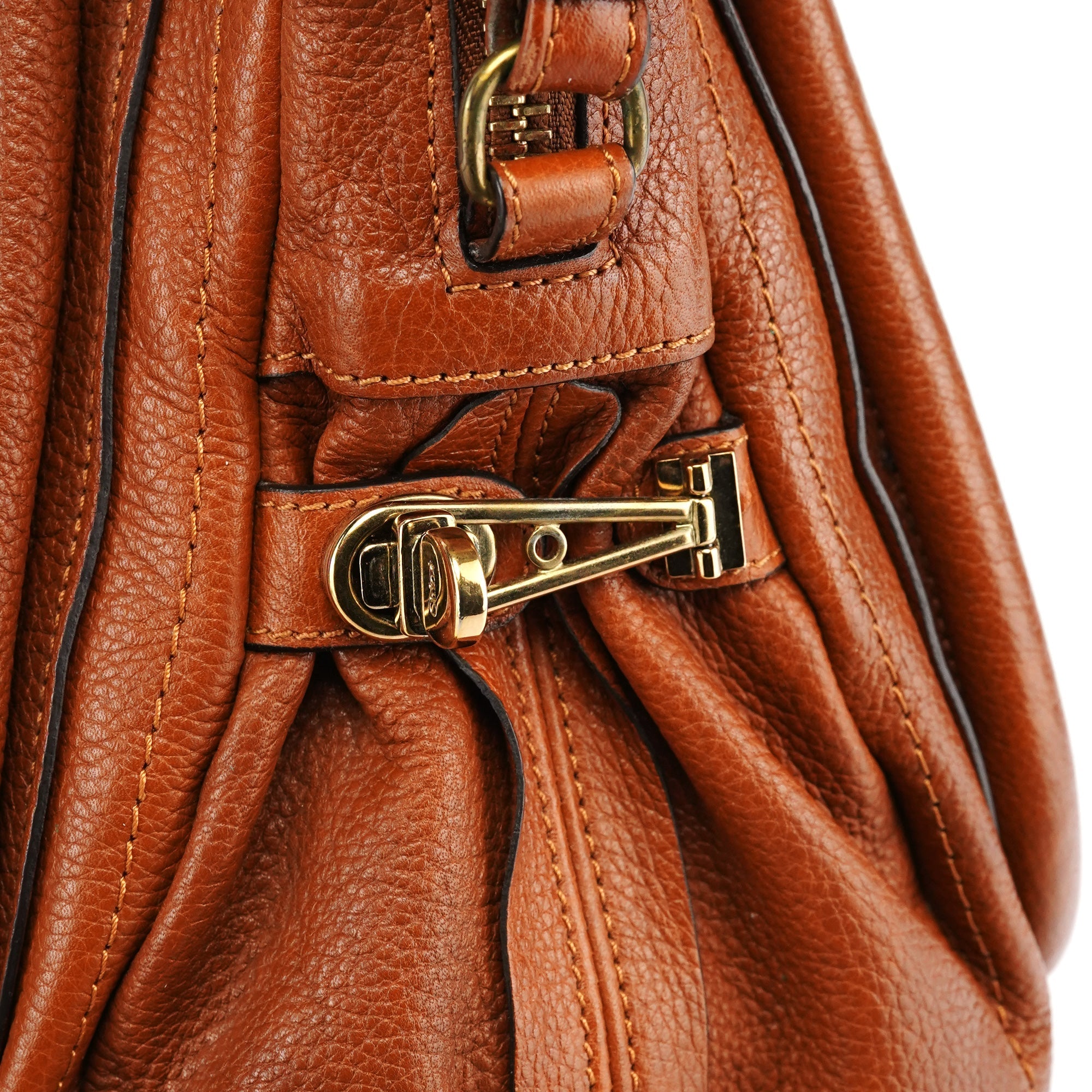Light Brown Leather Paraty 2-Way Bag