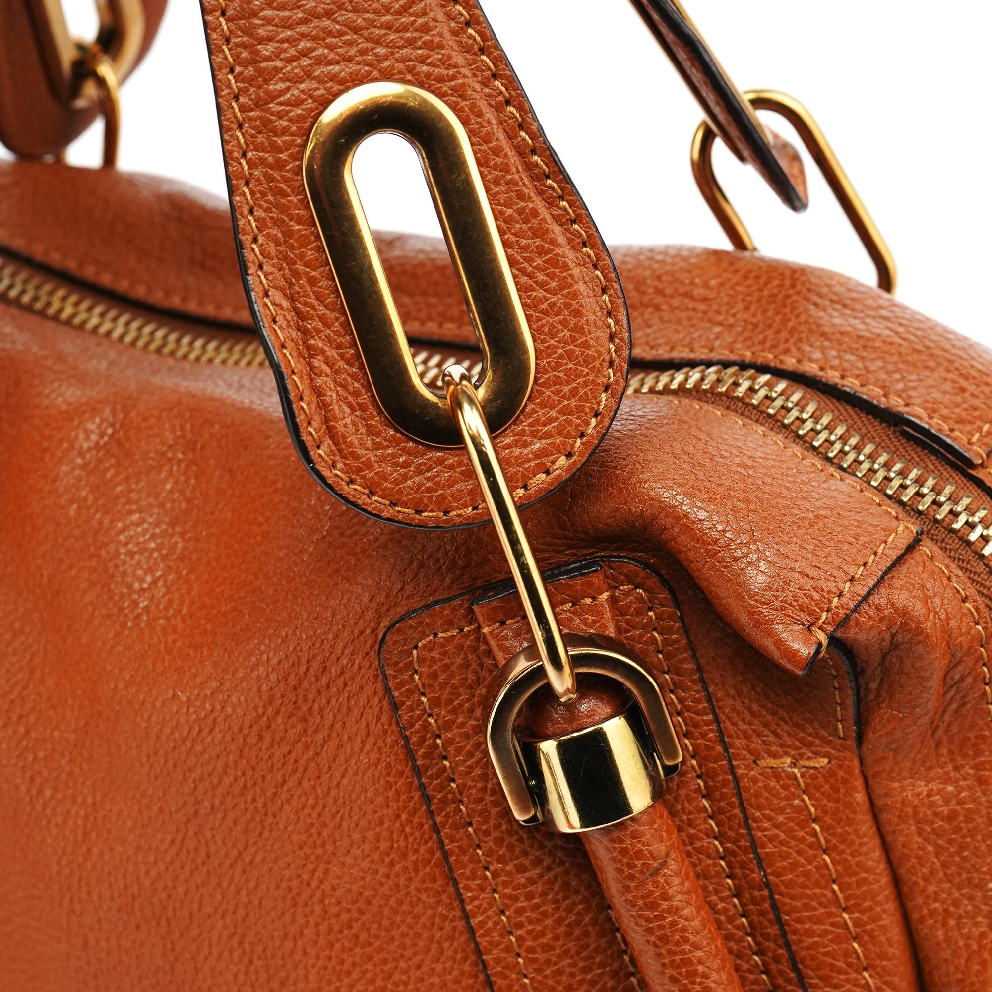 Light Brown Leather Paraty 2-Way Bag