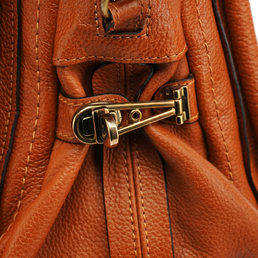 Light Brown Leather Paraty 2-Way Bag