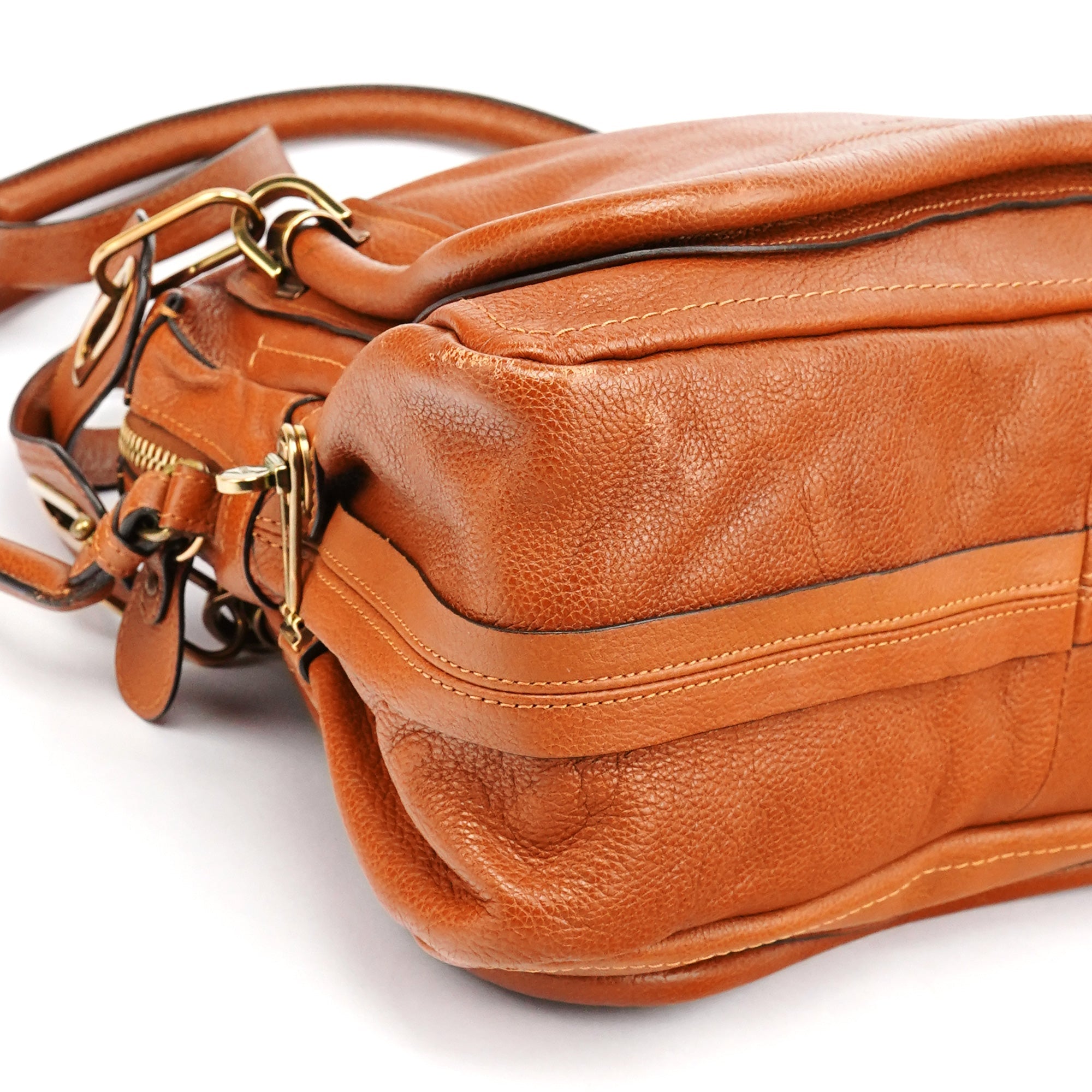 Light Brown Leather Paraty 2-Way Bag