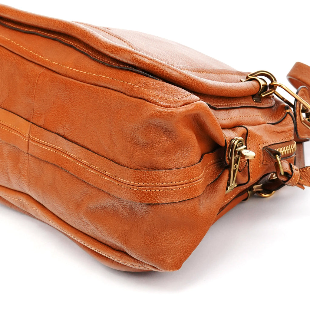 Light Brown Leather Paraty 2-Way Bag