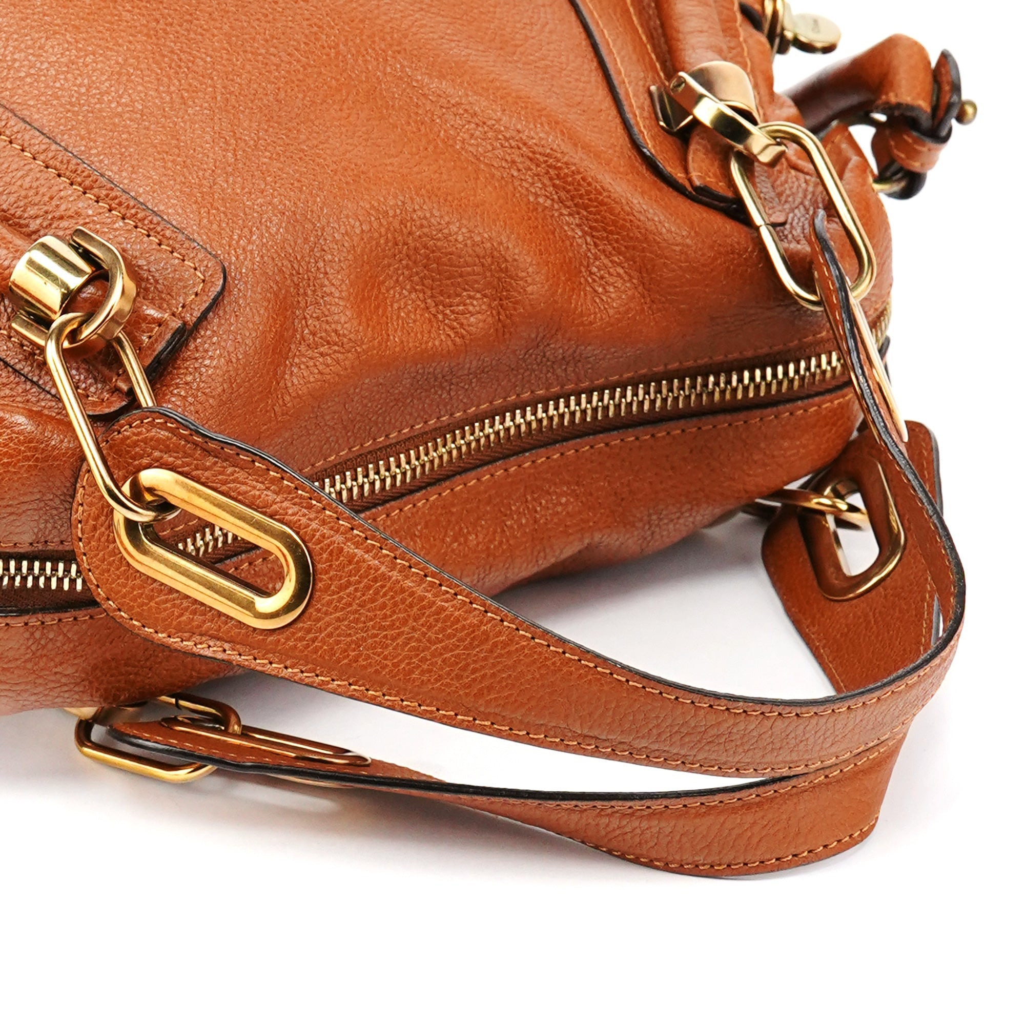 Light Brown Leather Paraty 2-Way Bag