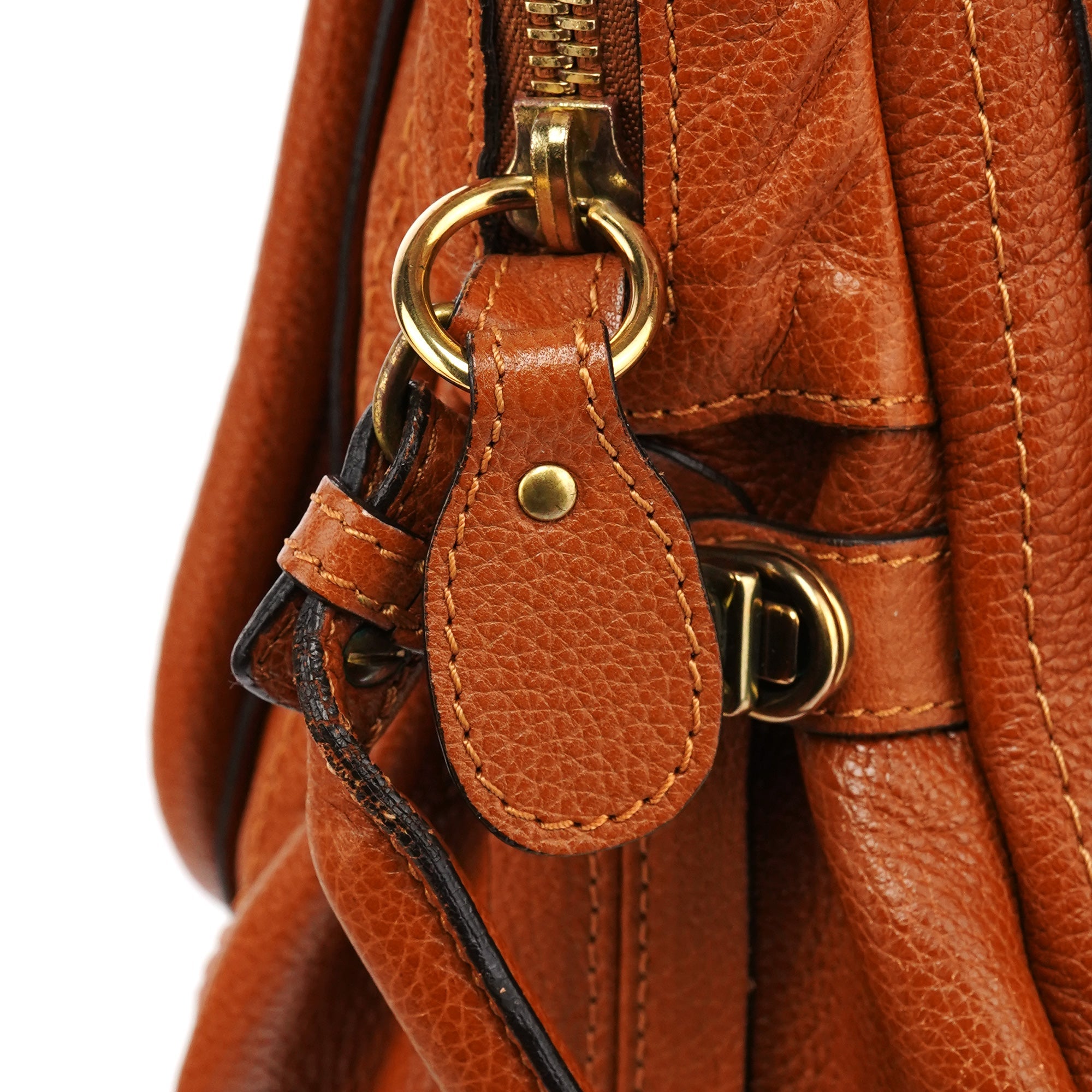 Light Brown Leather Paraty 2-Way Bag