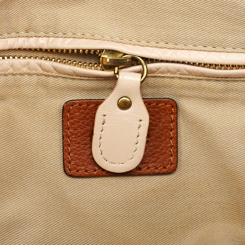 Light Brown Leather Paraty 2-Way Bag