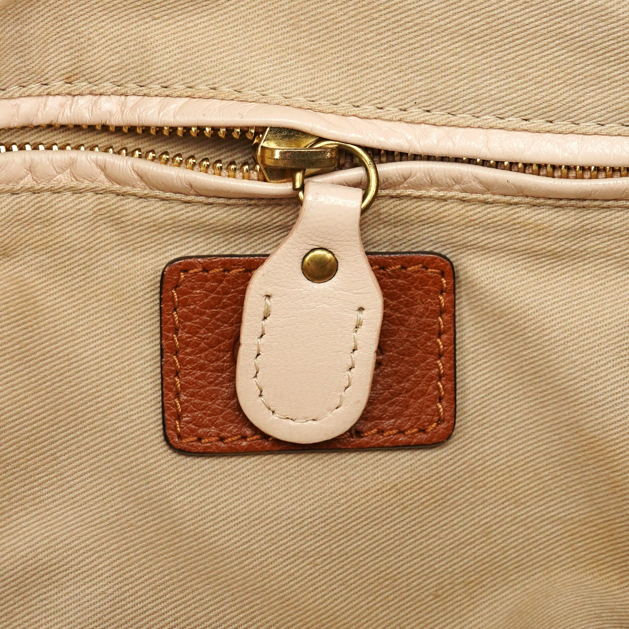 Light Brown Leather Paraty 2-Way Bag