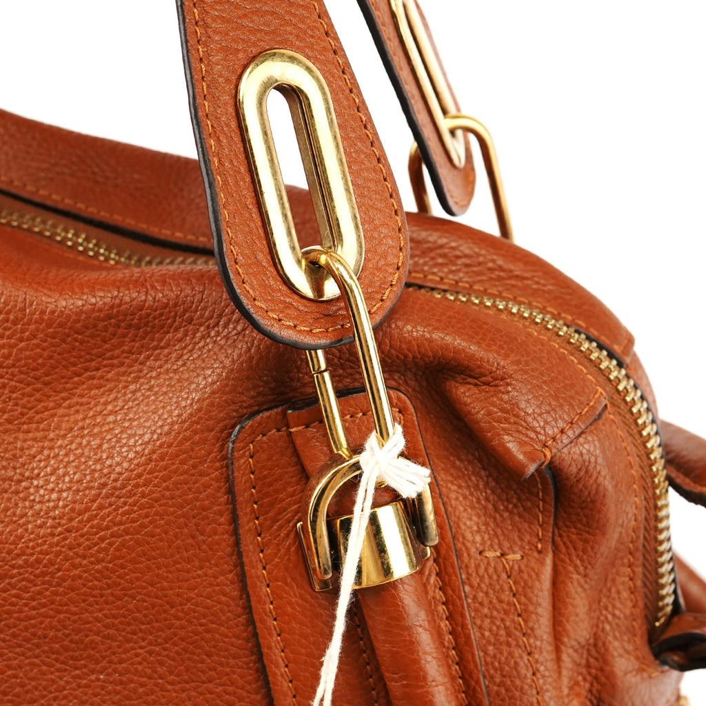Light Brown Leather Paraty 2-Way Bag