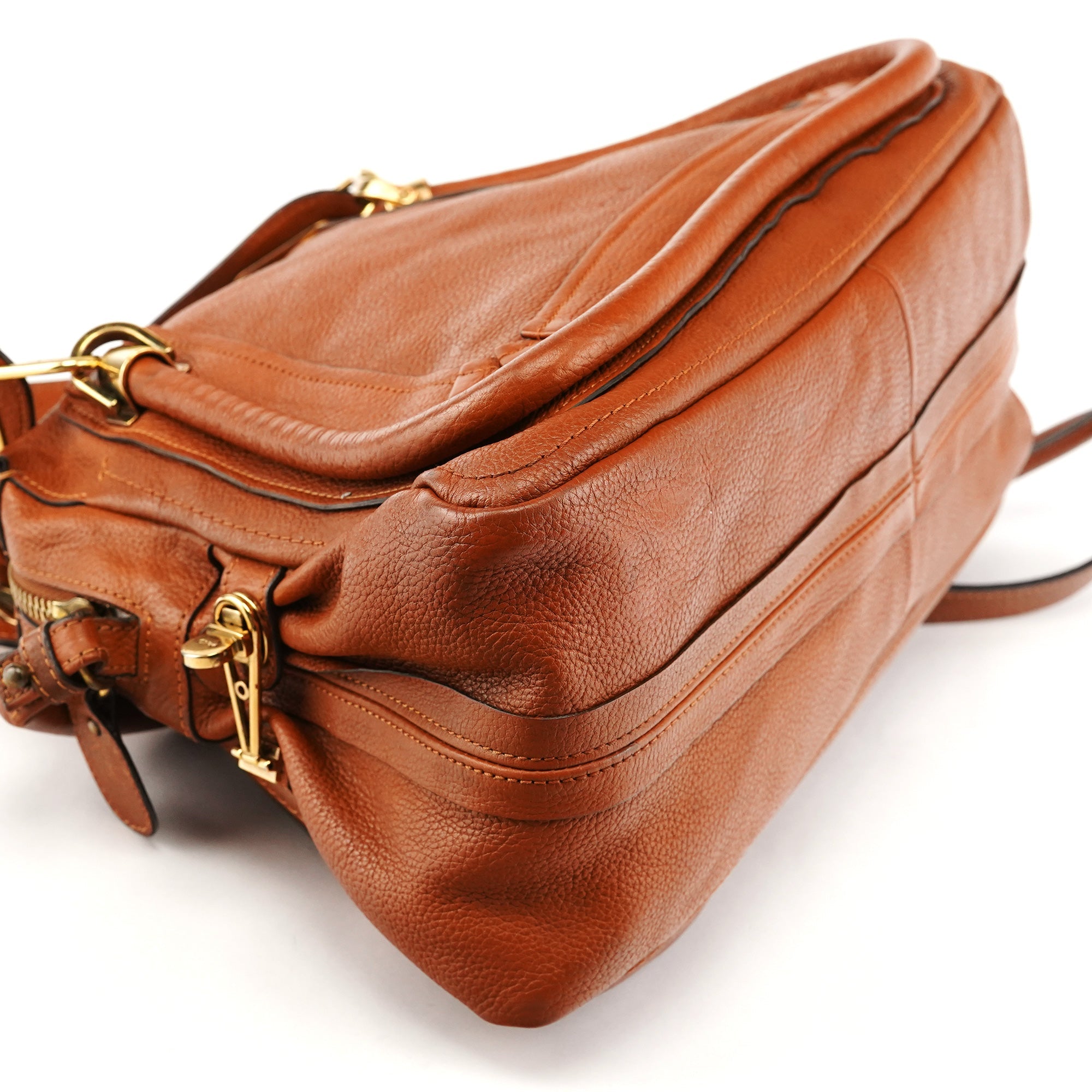 Light Brown Leather Paraty 2-Way Bag