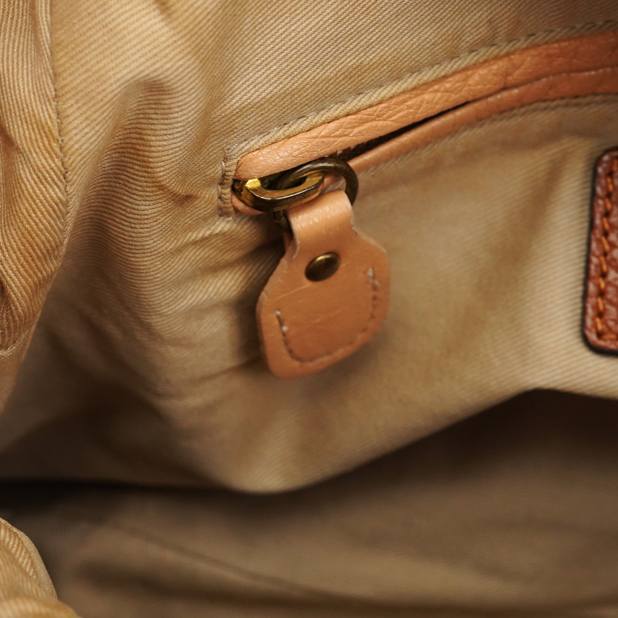 Light Brown Leather Paraty 2-Way Bag