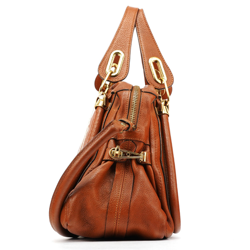 Light Brown Leather Paraty 2-Way Bag