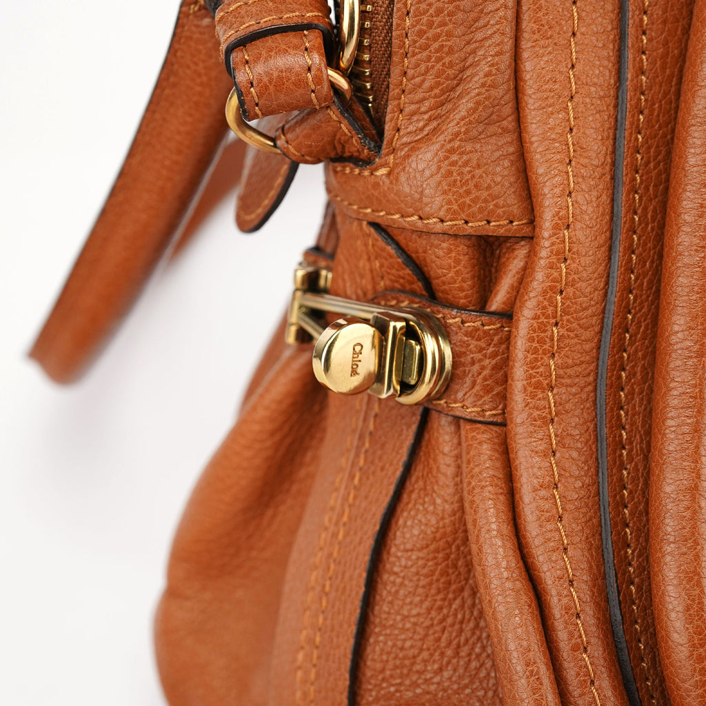 Light Brown Leather Paraty 2-Way Shoulder Bag