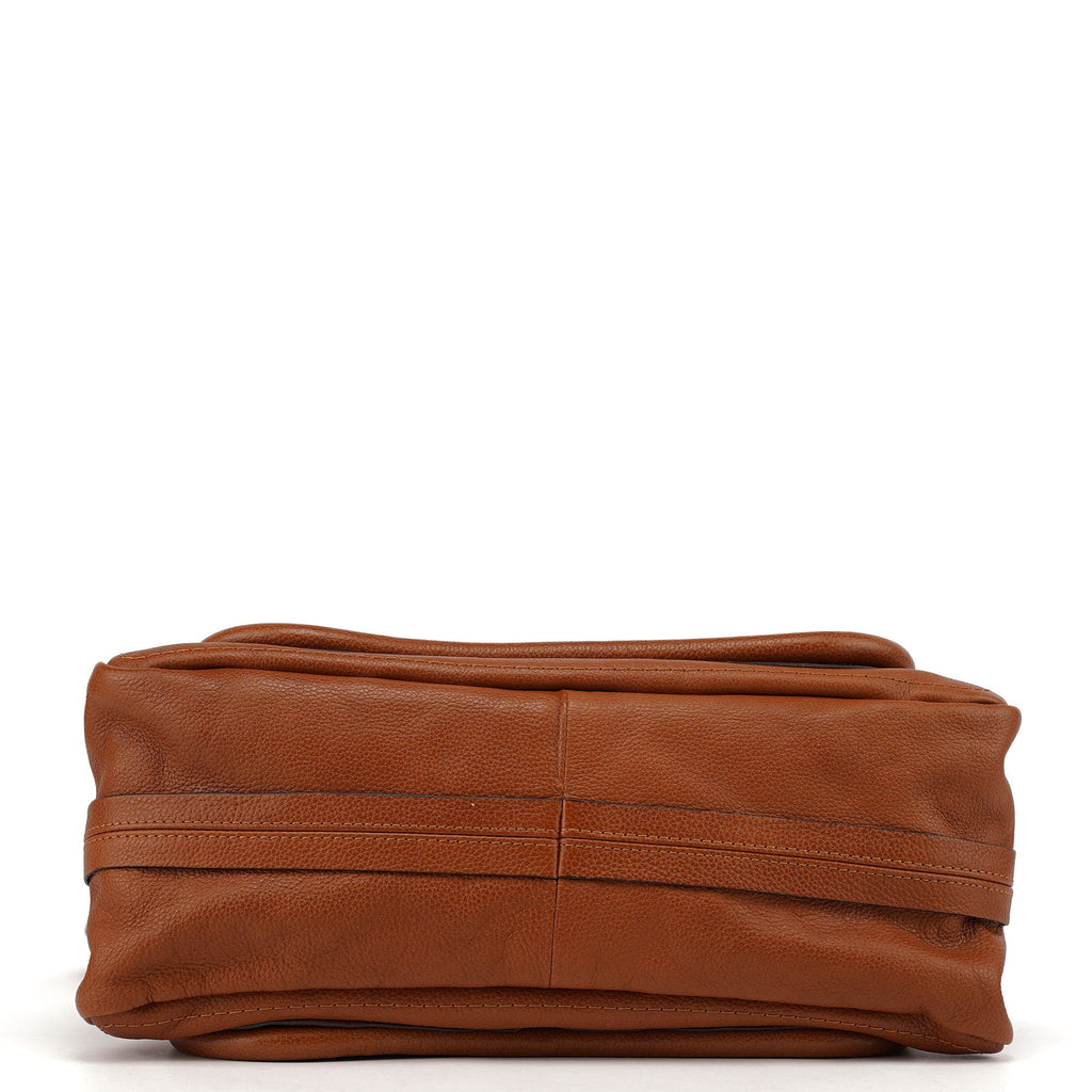 Light Brown Leather Paraty 2-Way Shoulder Bag